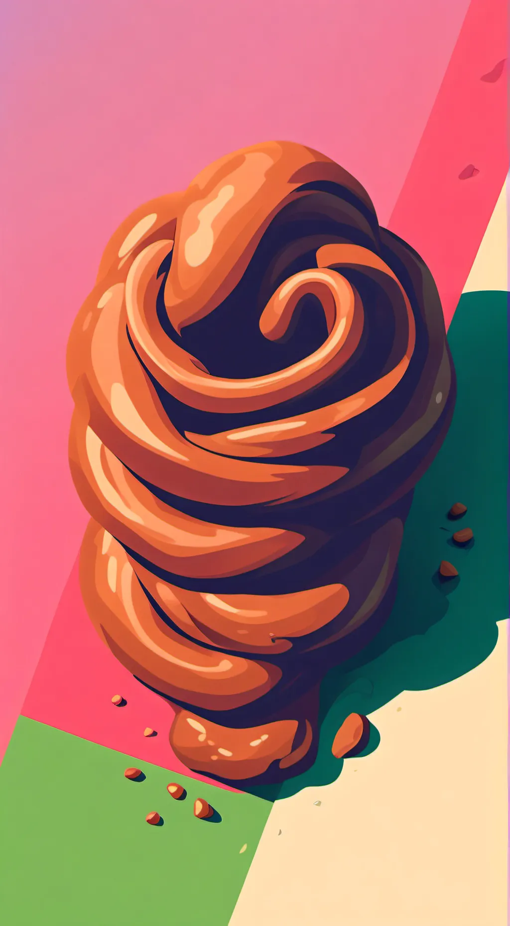 ai character: kaki background