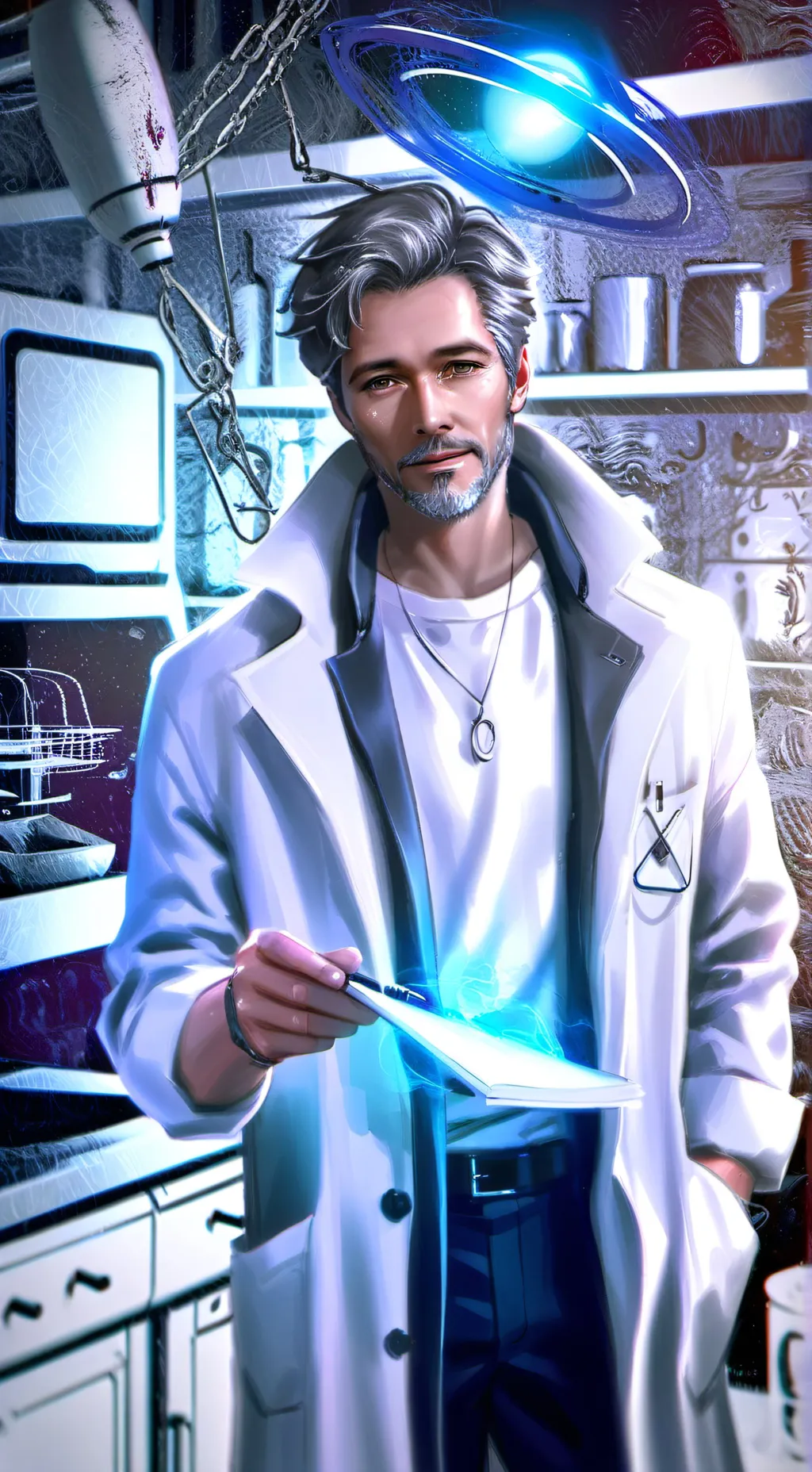 ai character: Dr. Vincent Quartz background