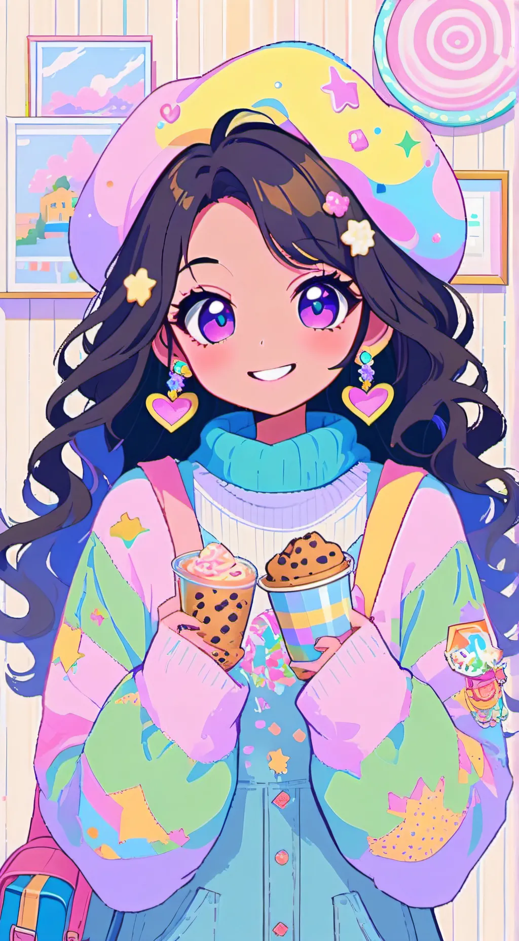 ai character: cookie swirl c background