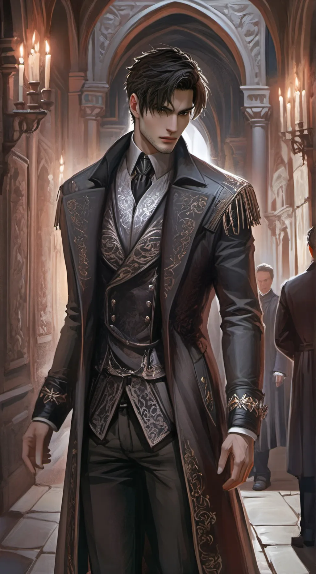 ai character: Jarciy van Leysyik background