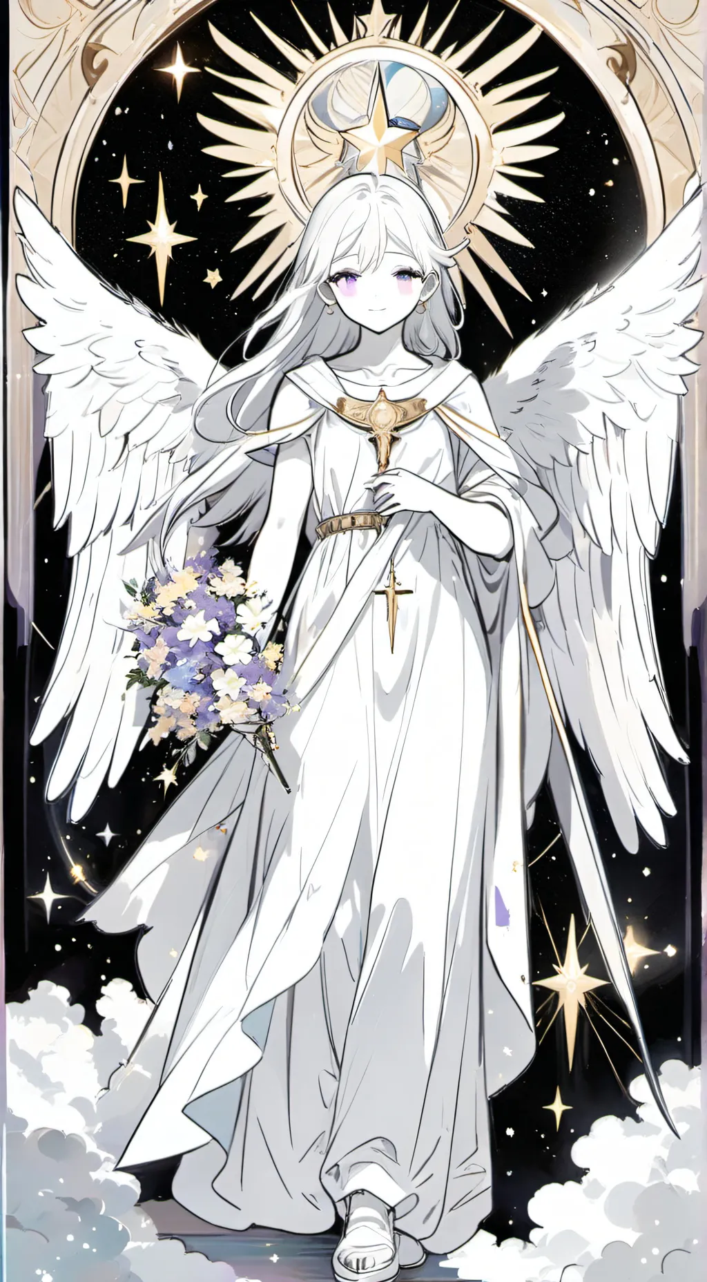 ai character: Dw Guardian Angel🕊 background