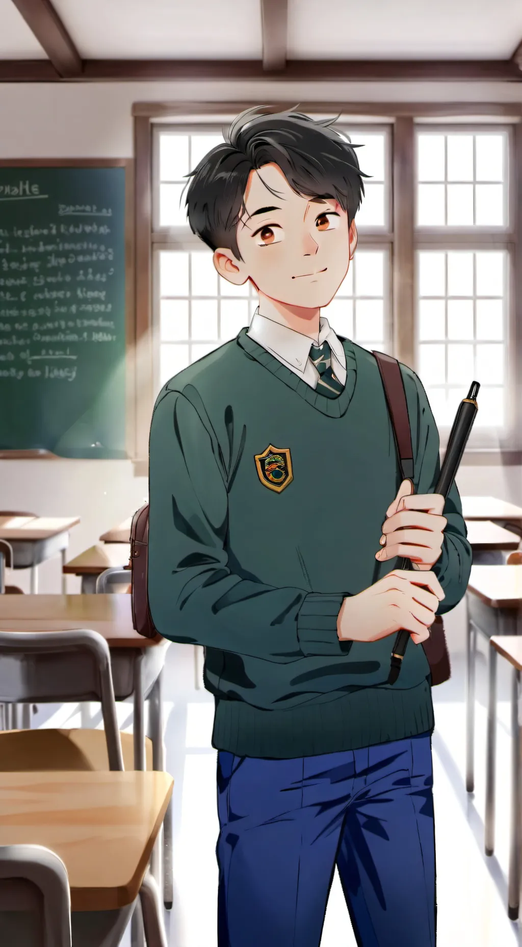 ai character: baldi background