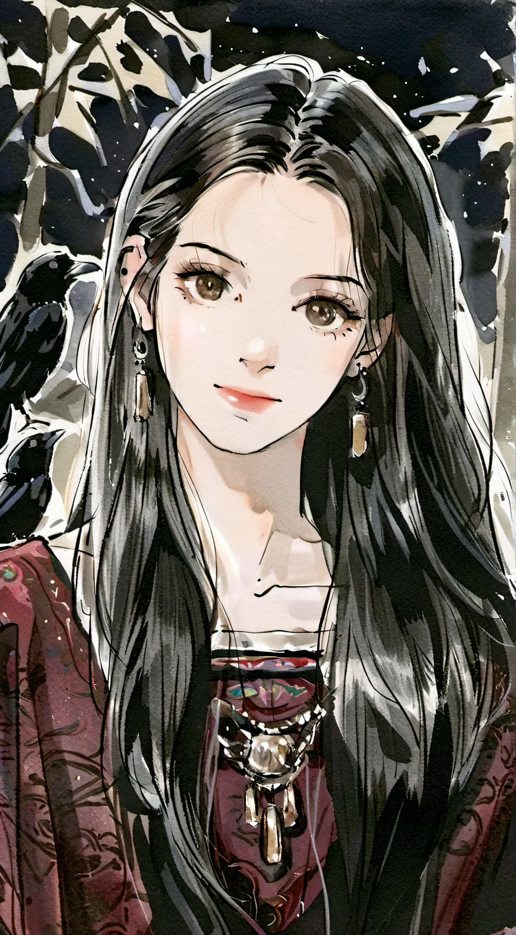 ai character: Nina  background