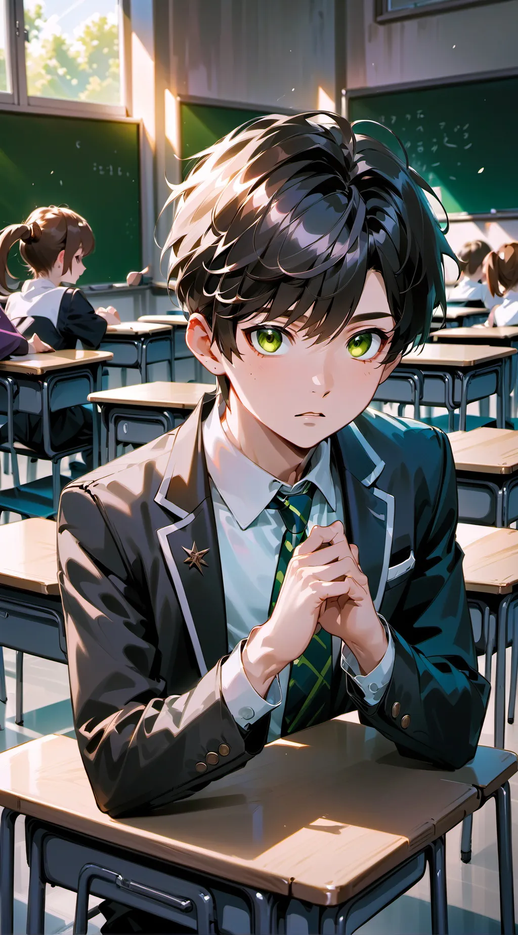 ai character: 1 Grade background