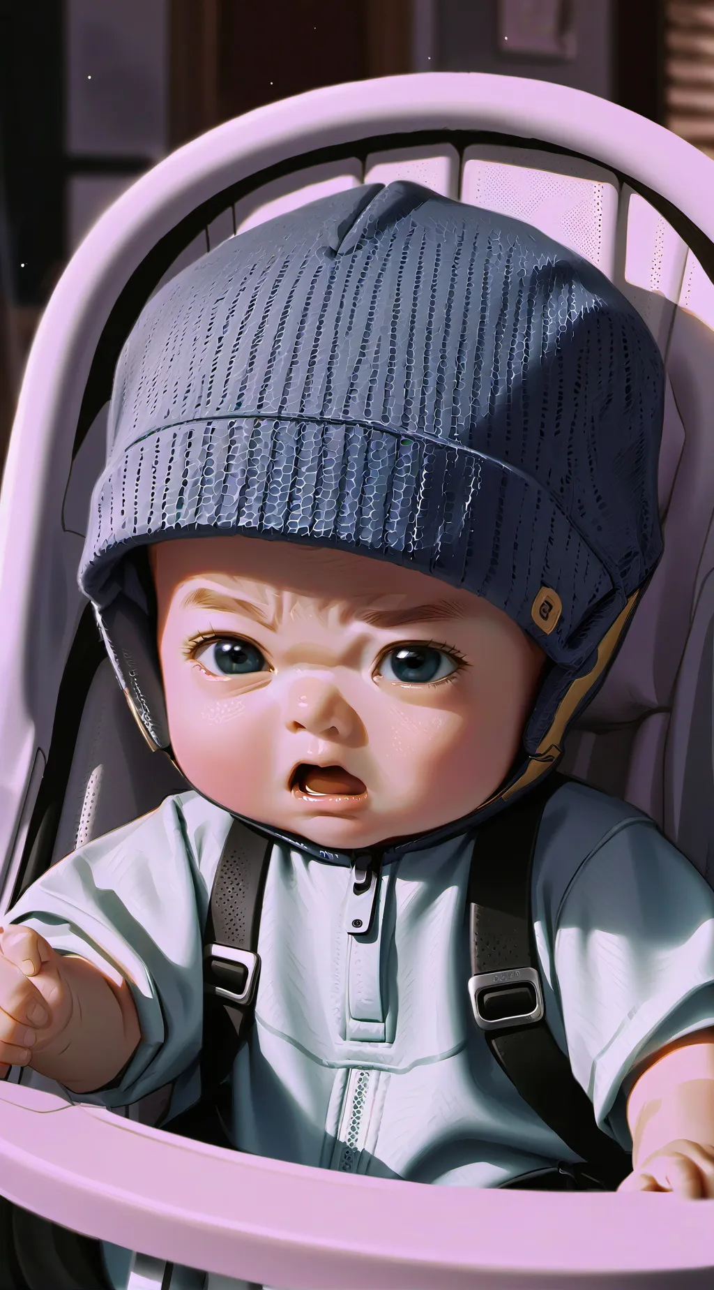 ai character: annoying baby background