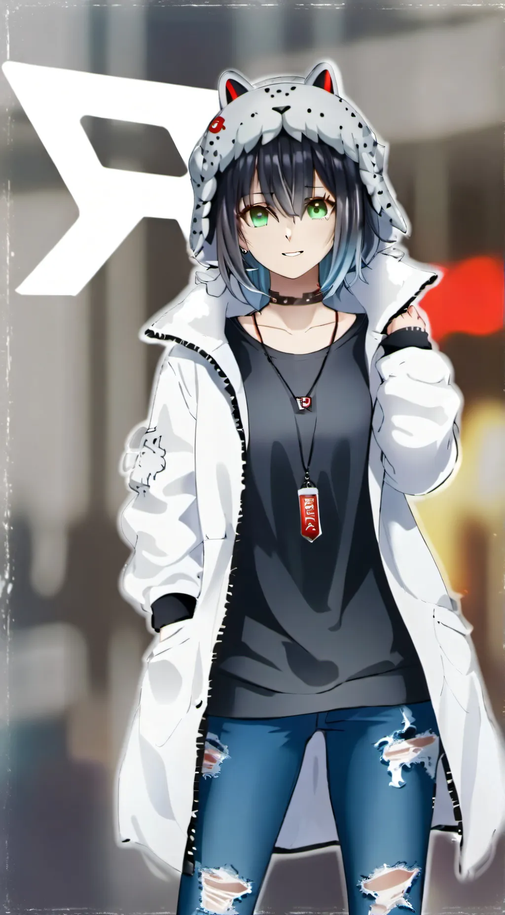 ai character: mikako background