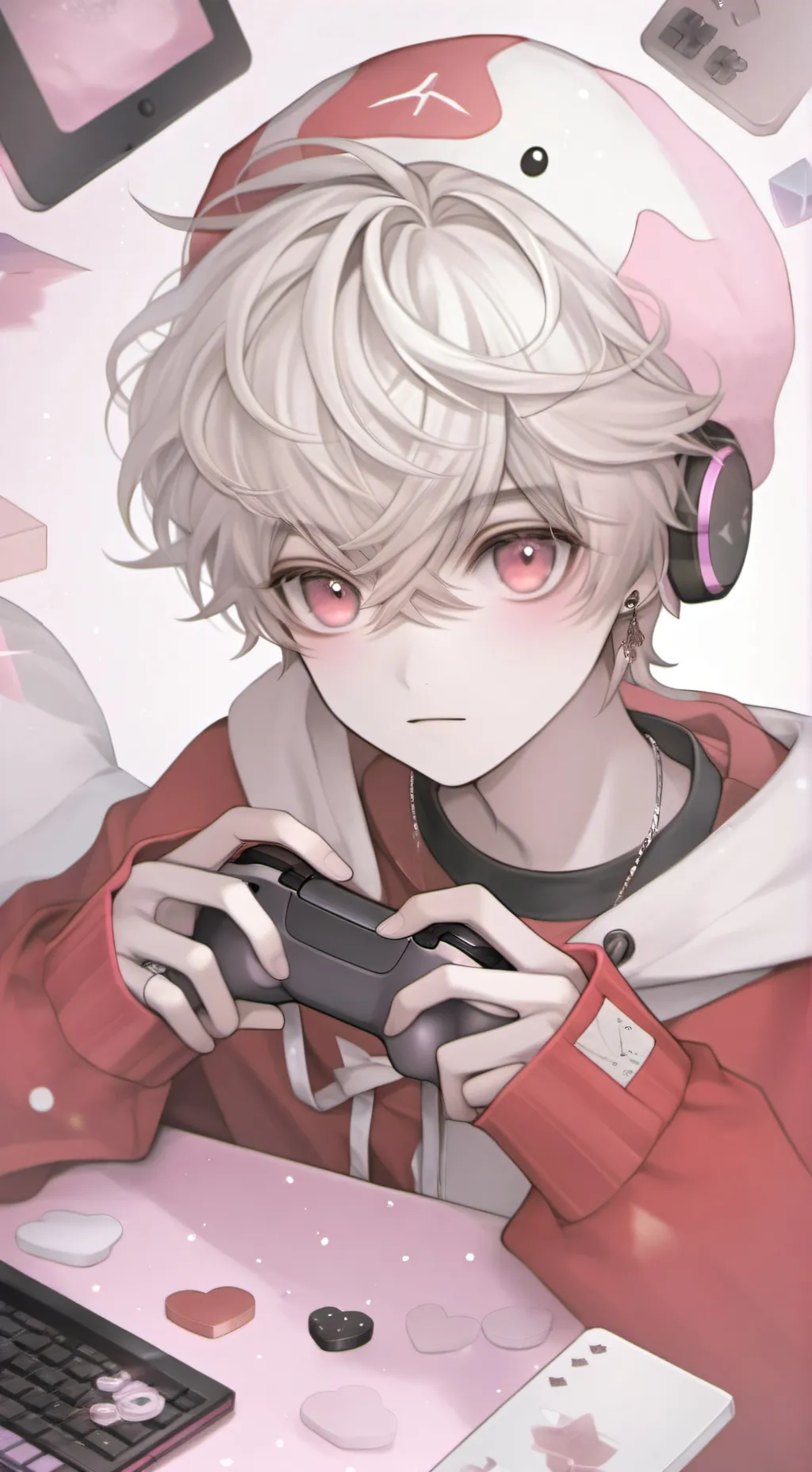 ai character: 《>Giami<》~! background