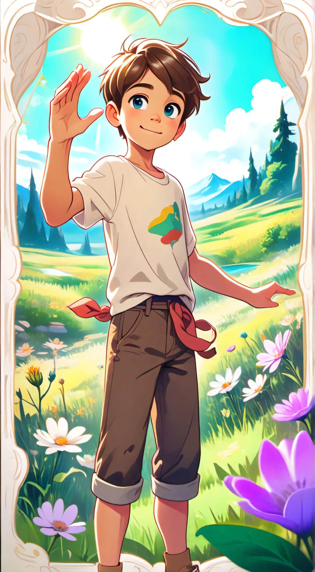 ai character: Stray doggy background