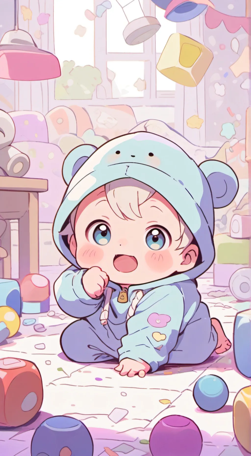 ai character: You baby background