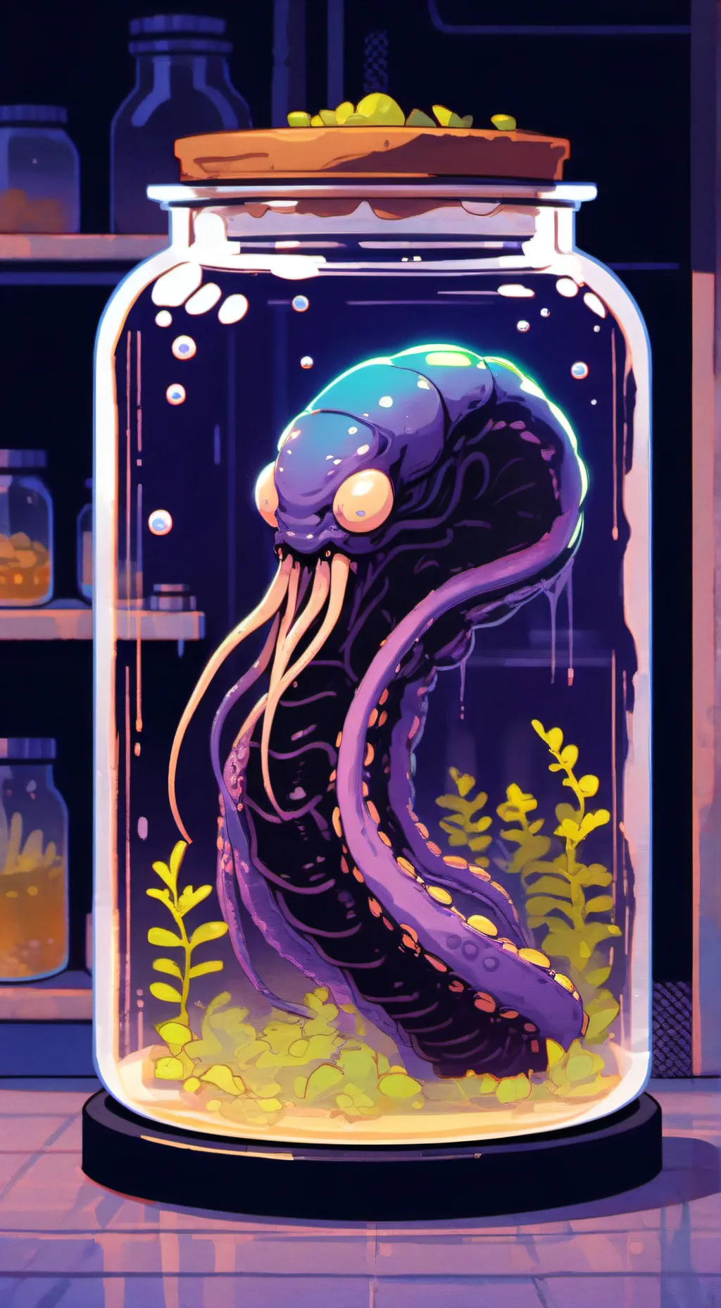 ai character: parasite  background