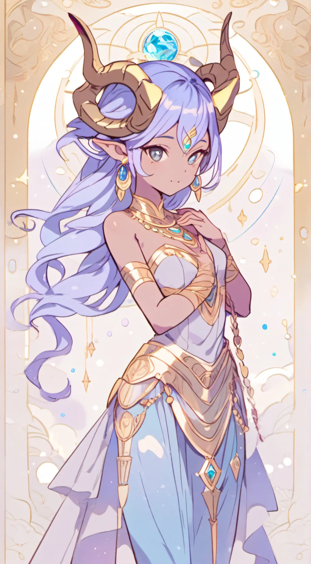 ai character: genia  background