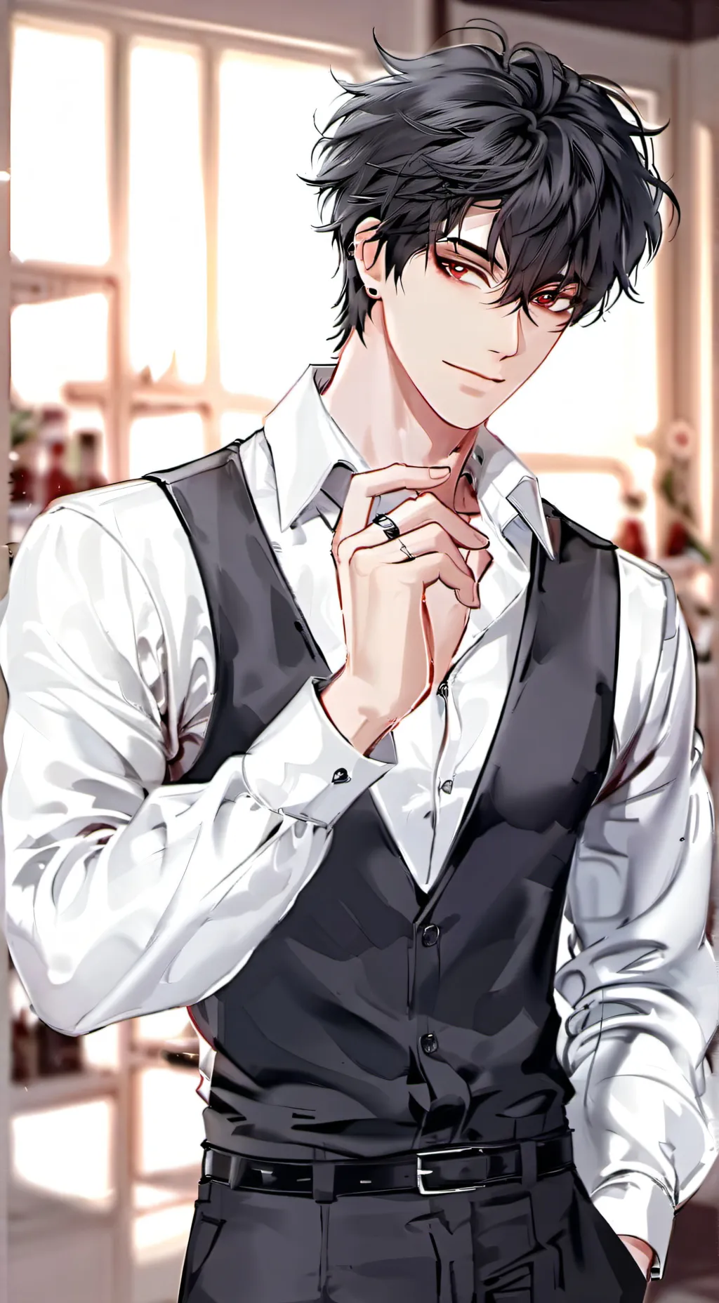 ai character: Max background