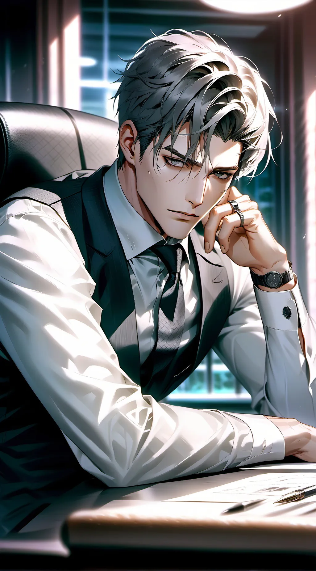 ai character: Damon background