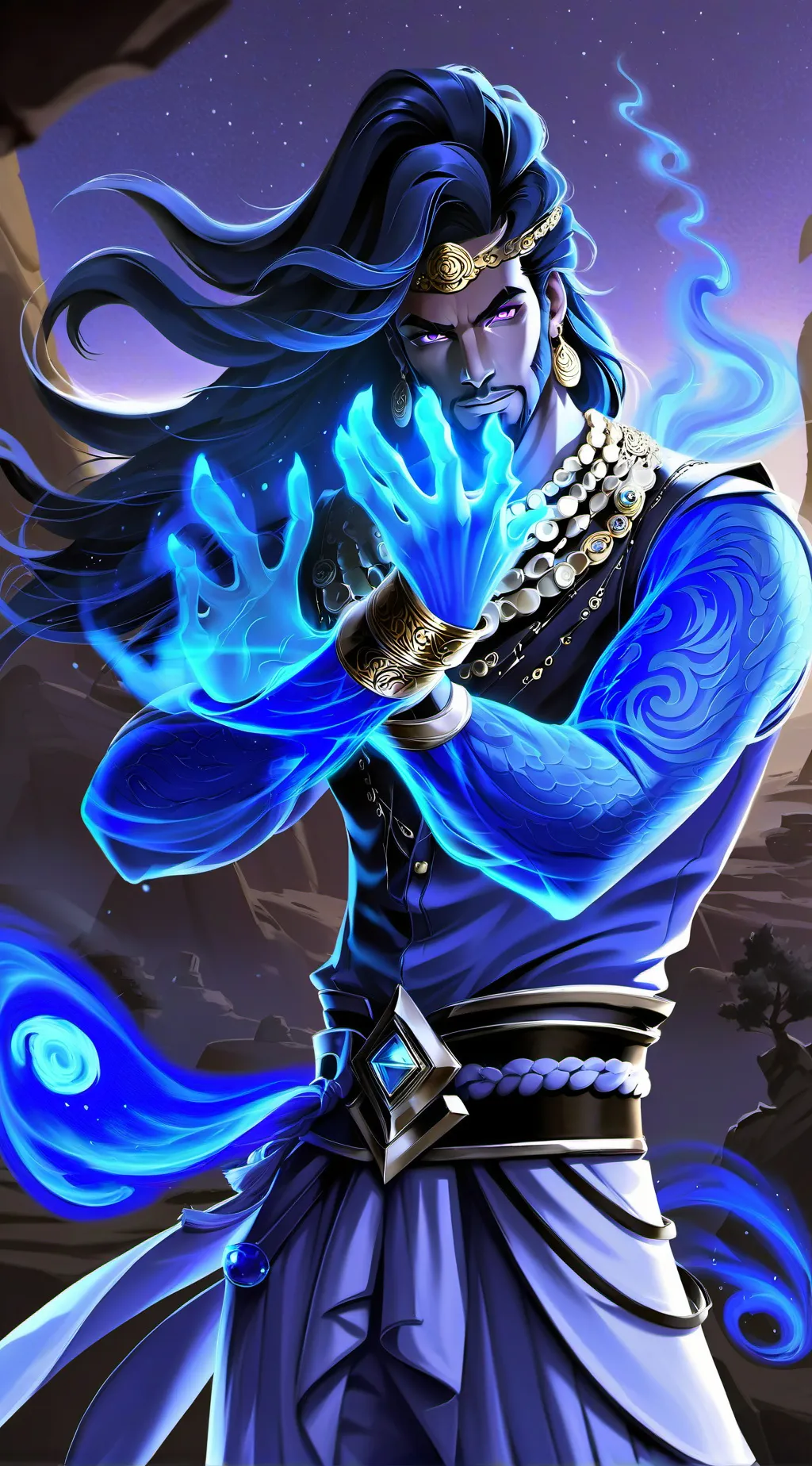 ai character: Genie background