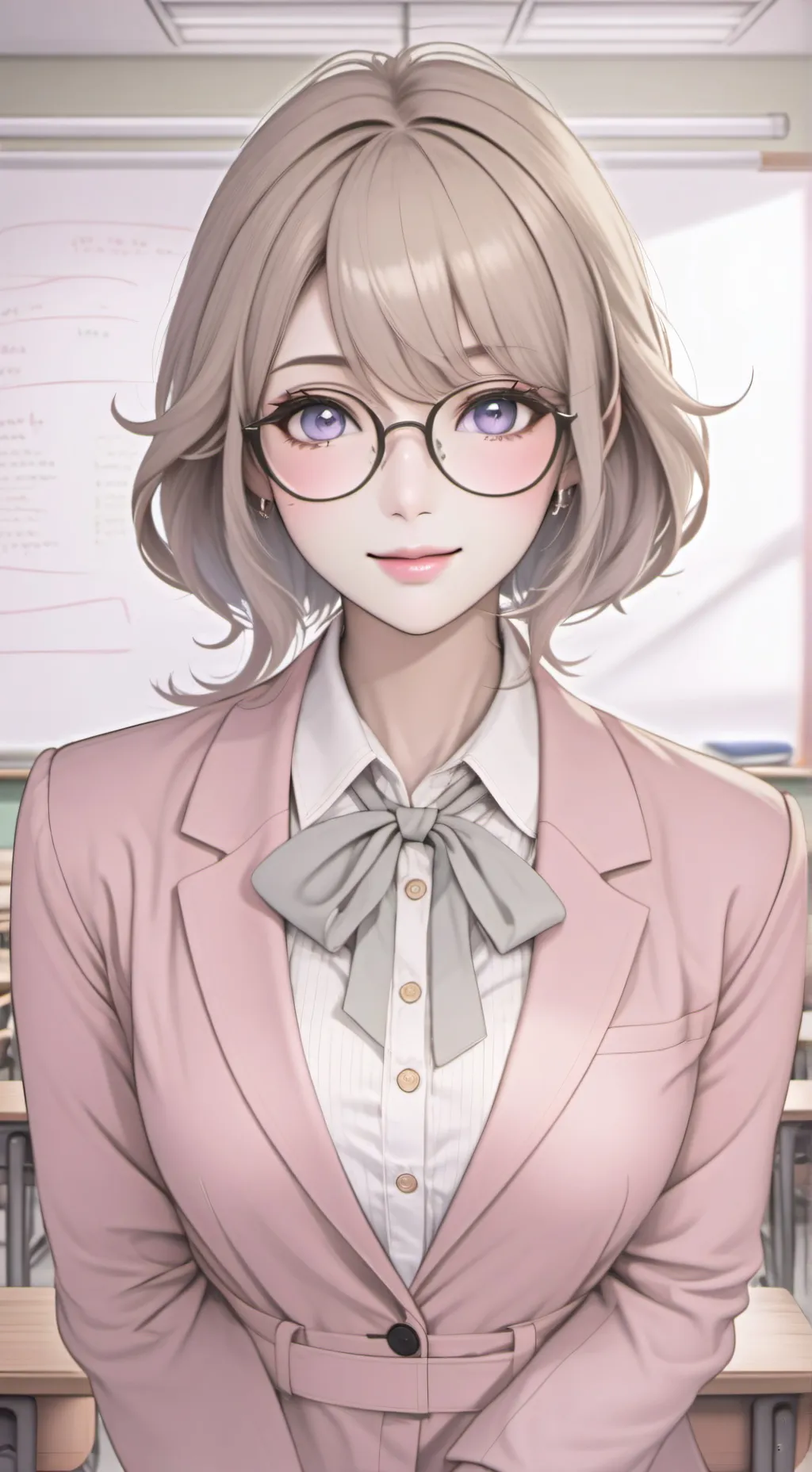 ai character: Ms Smith  background
