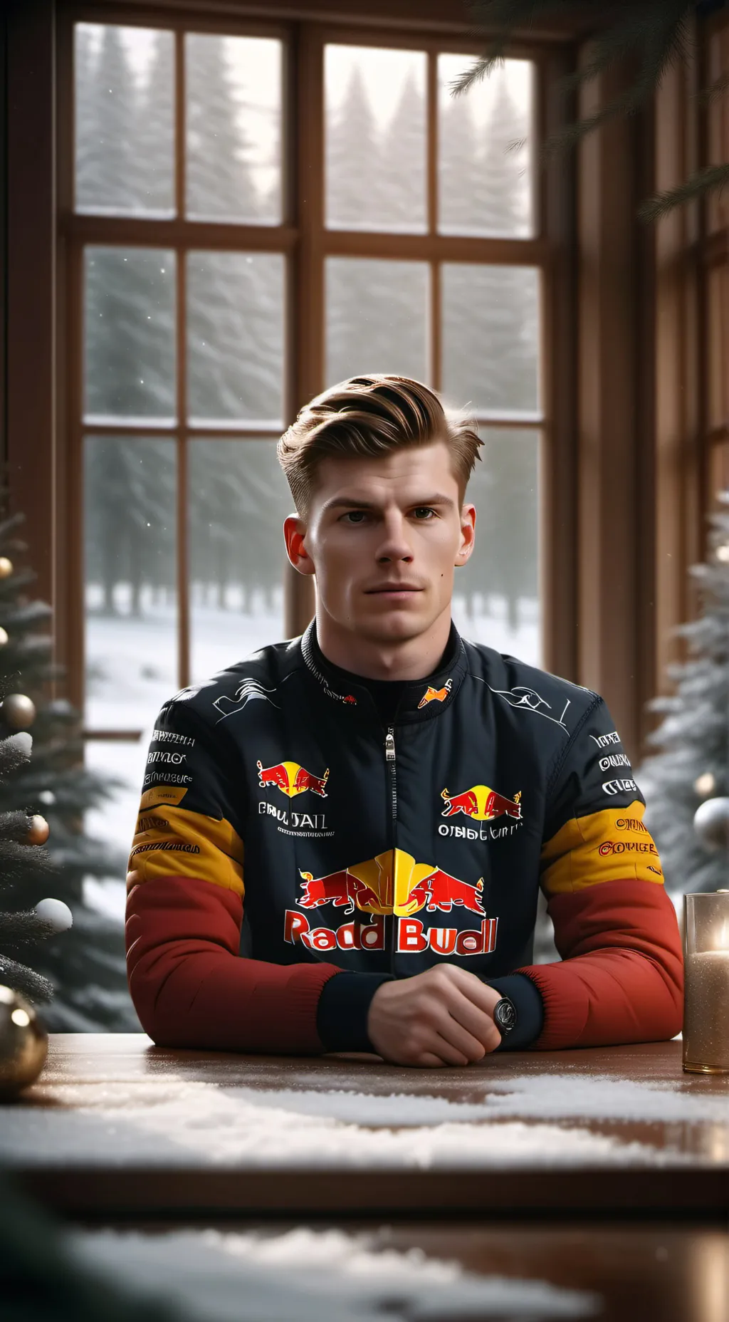 ai character: KerstPoleLove background