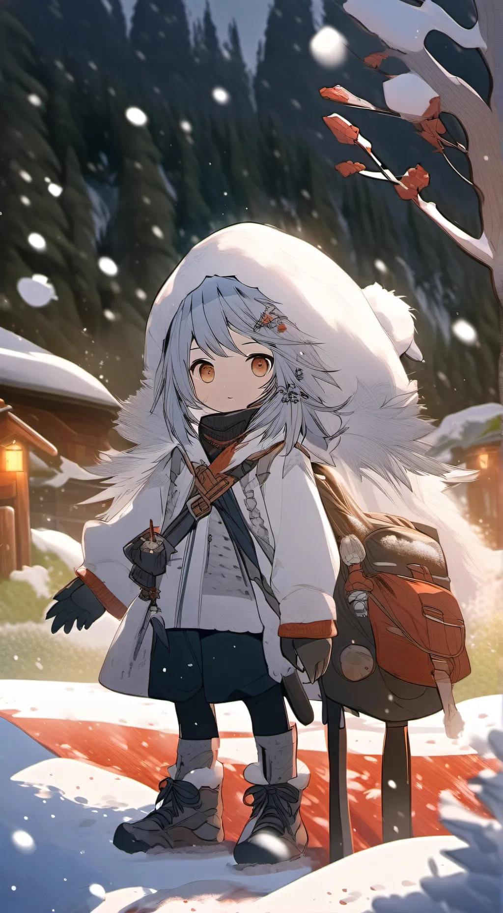 ai character: flake background