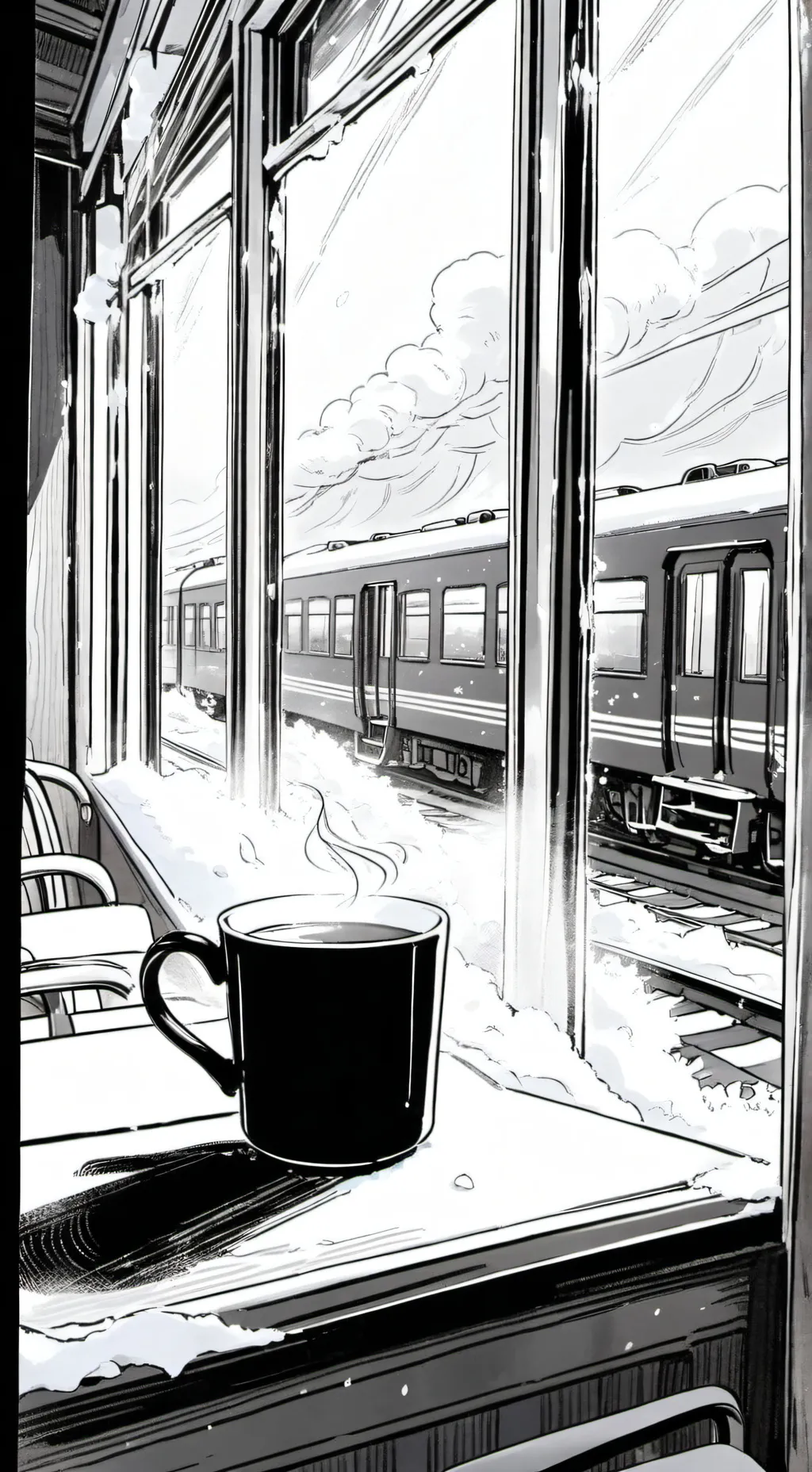 ai character: Large clockman background