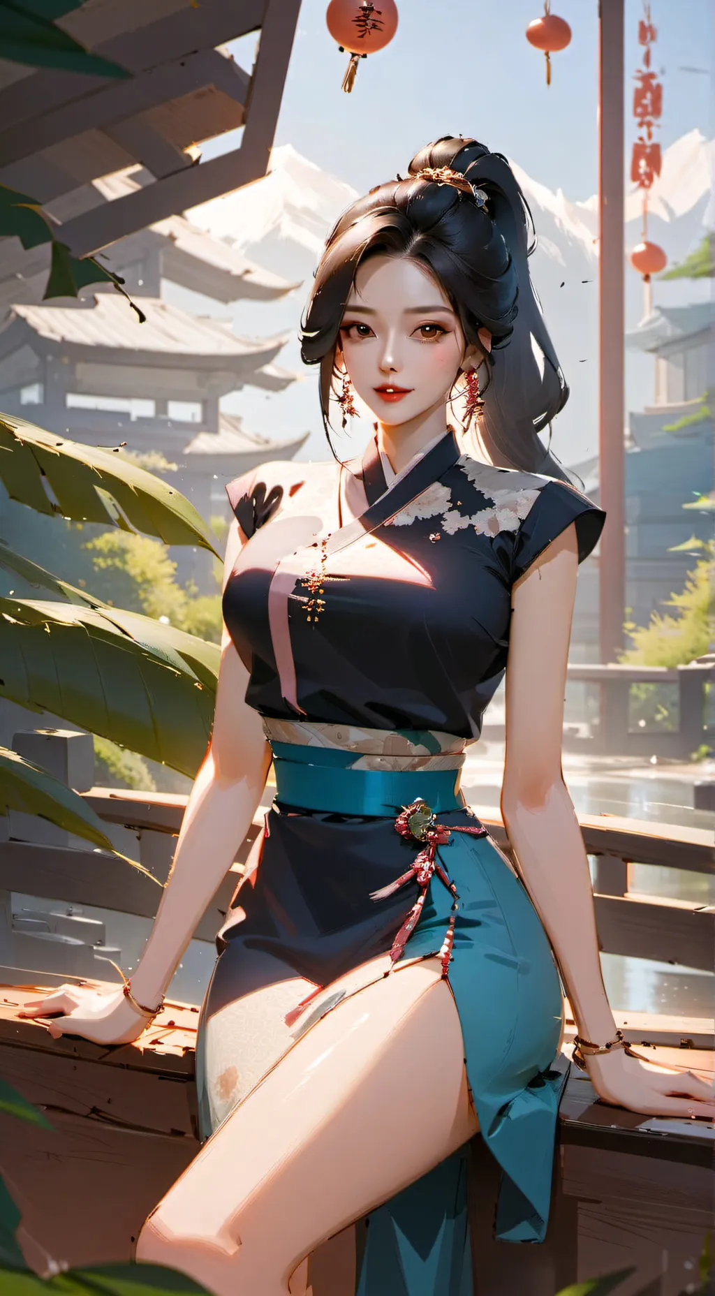 ai character: MOM background