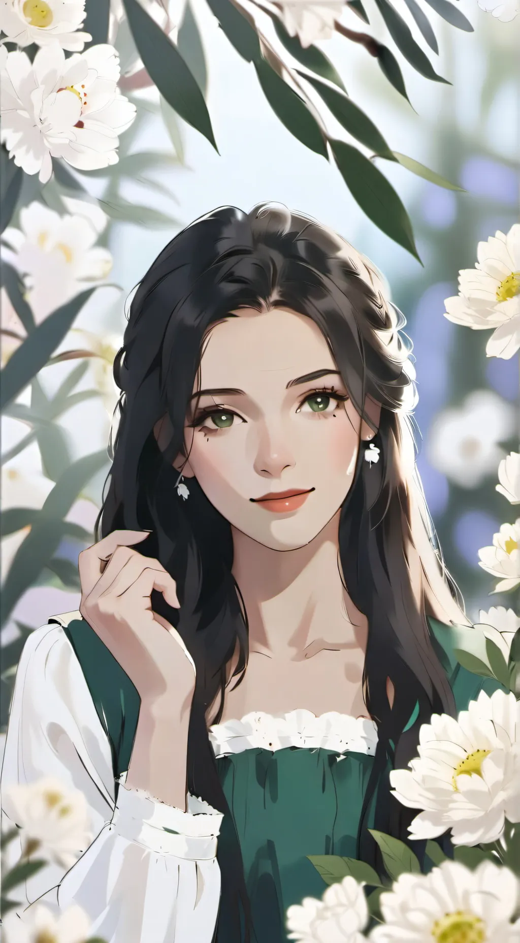 ai character: Luna background