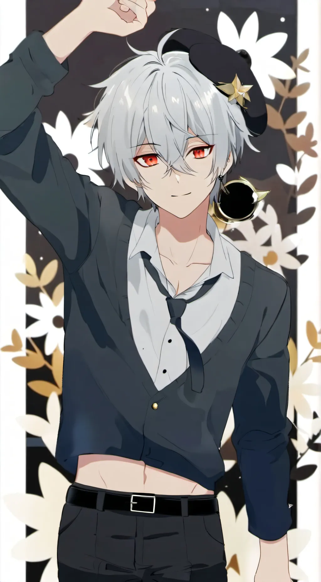 ai character: Léo… background