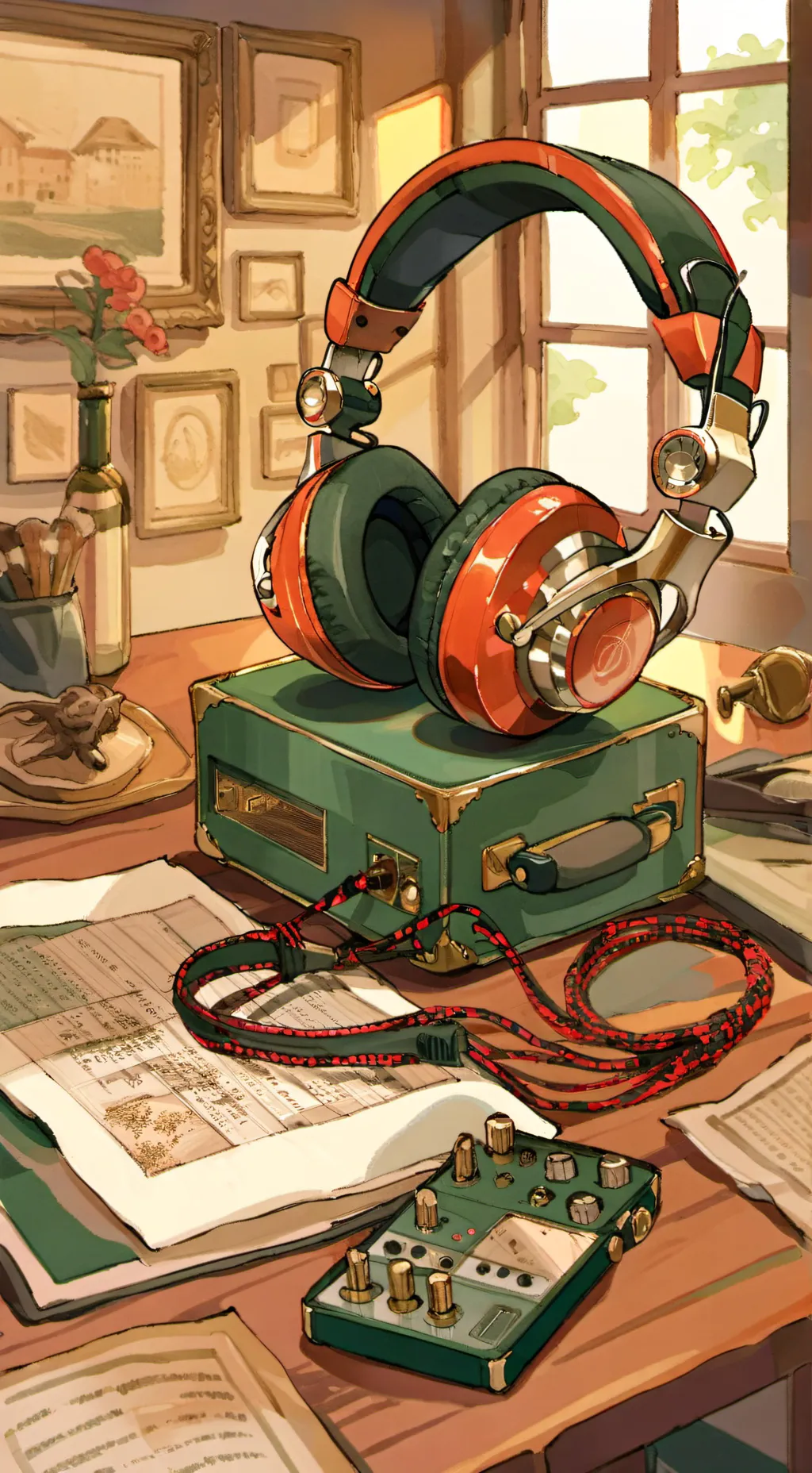 ai character: Mark background