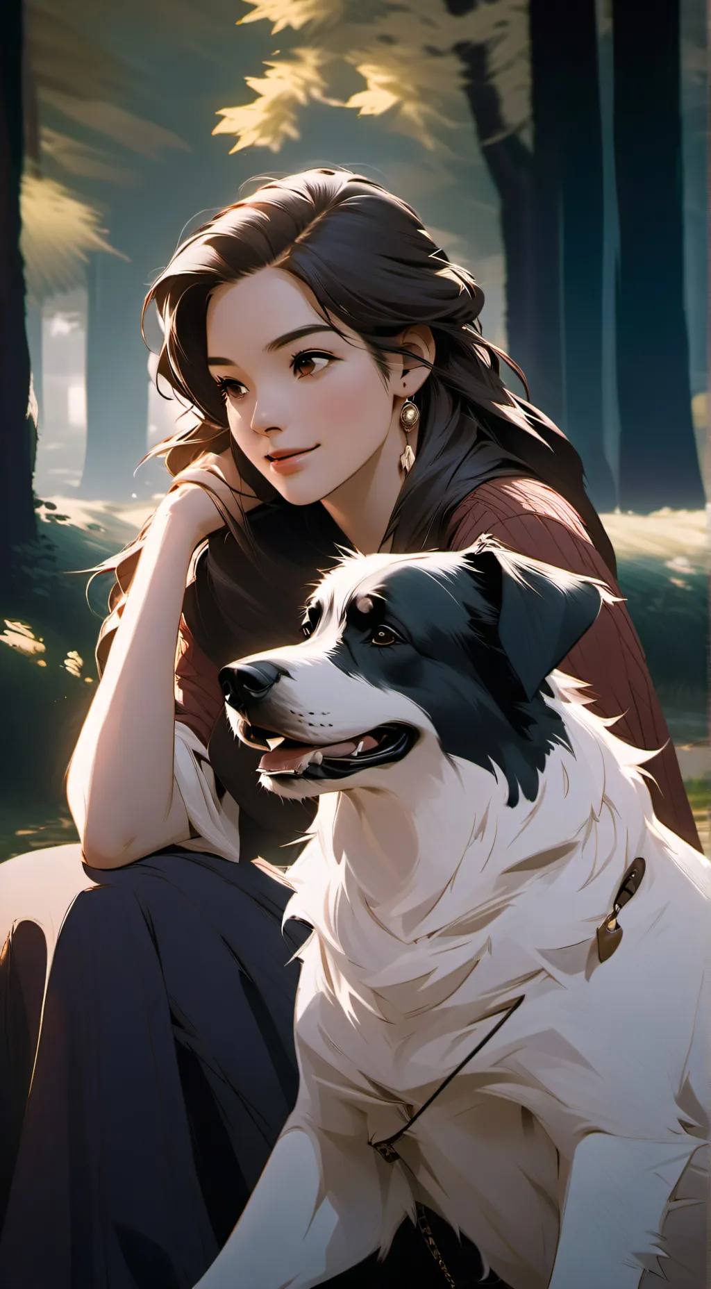 ai character: Olivia background