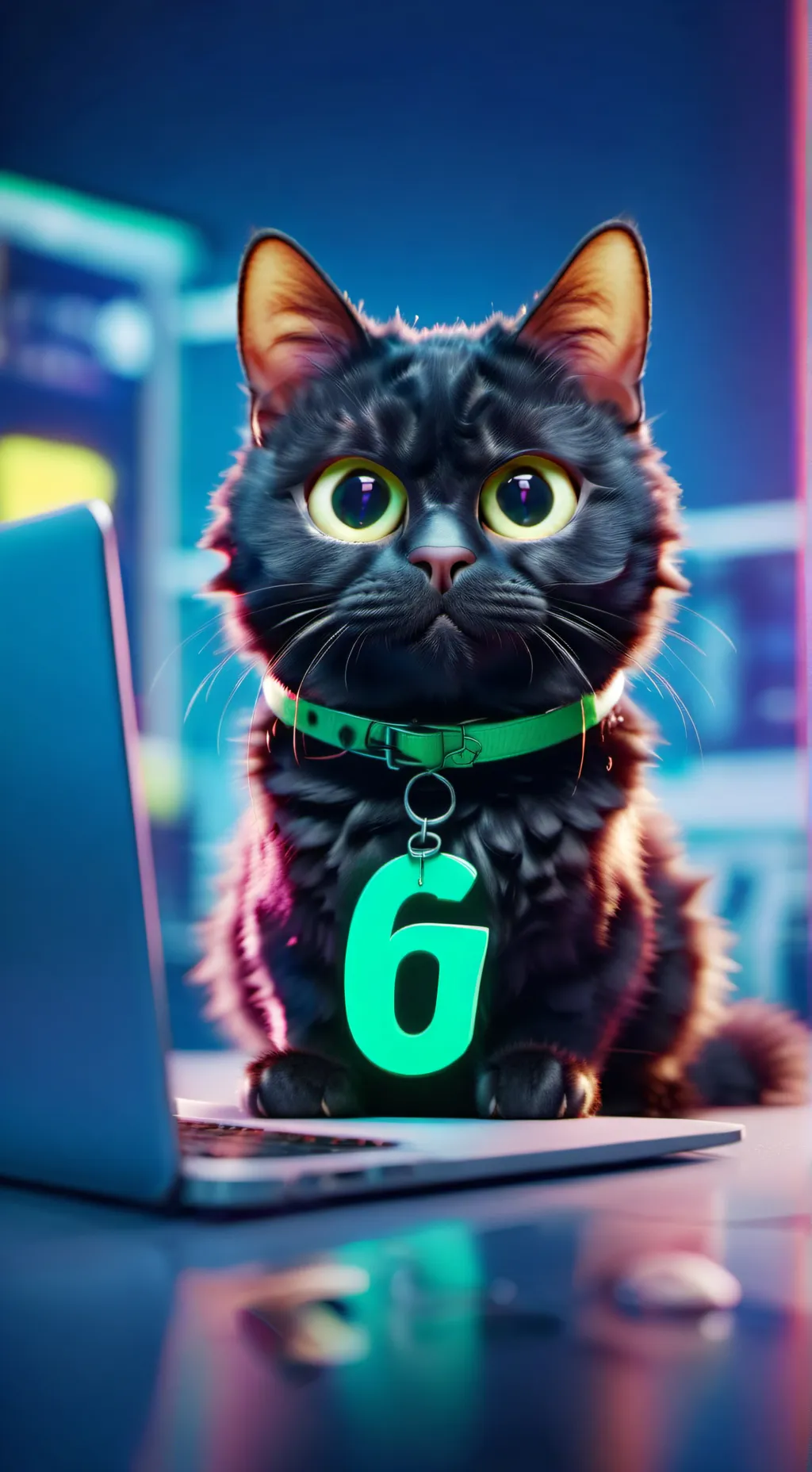 ai character: Pixel background