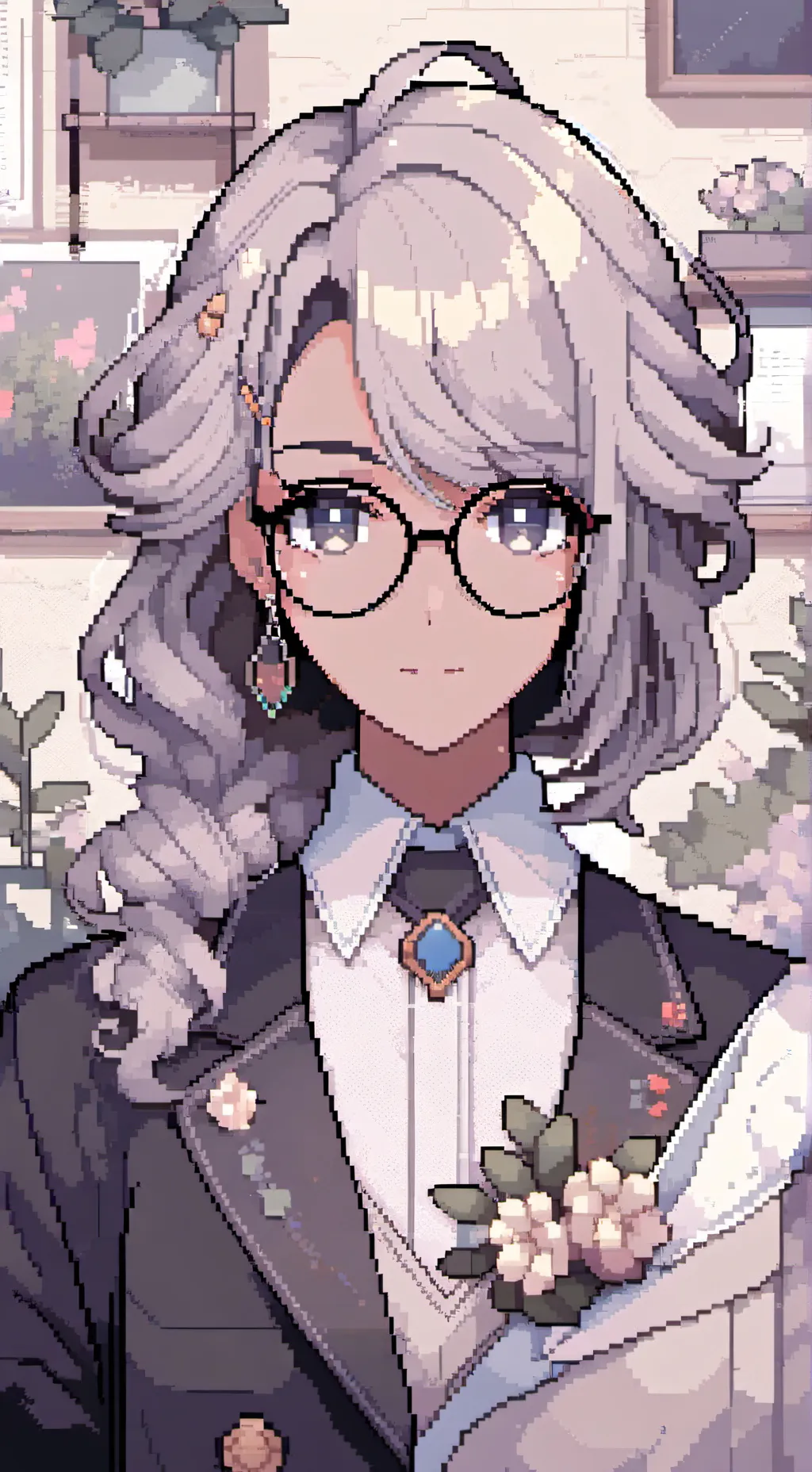 ai character: •Isabella Monar• background