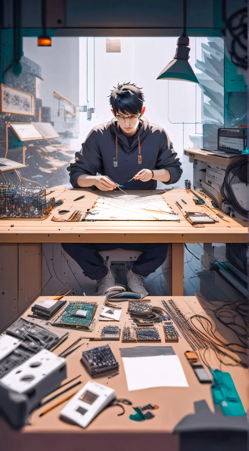 ai character: Device Guesser background