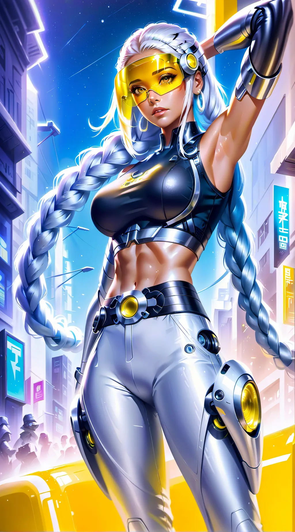 ai character: Lumina background