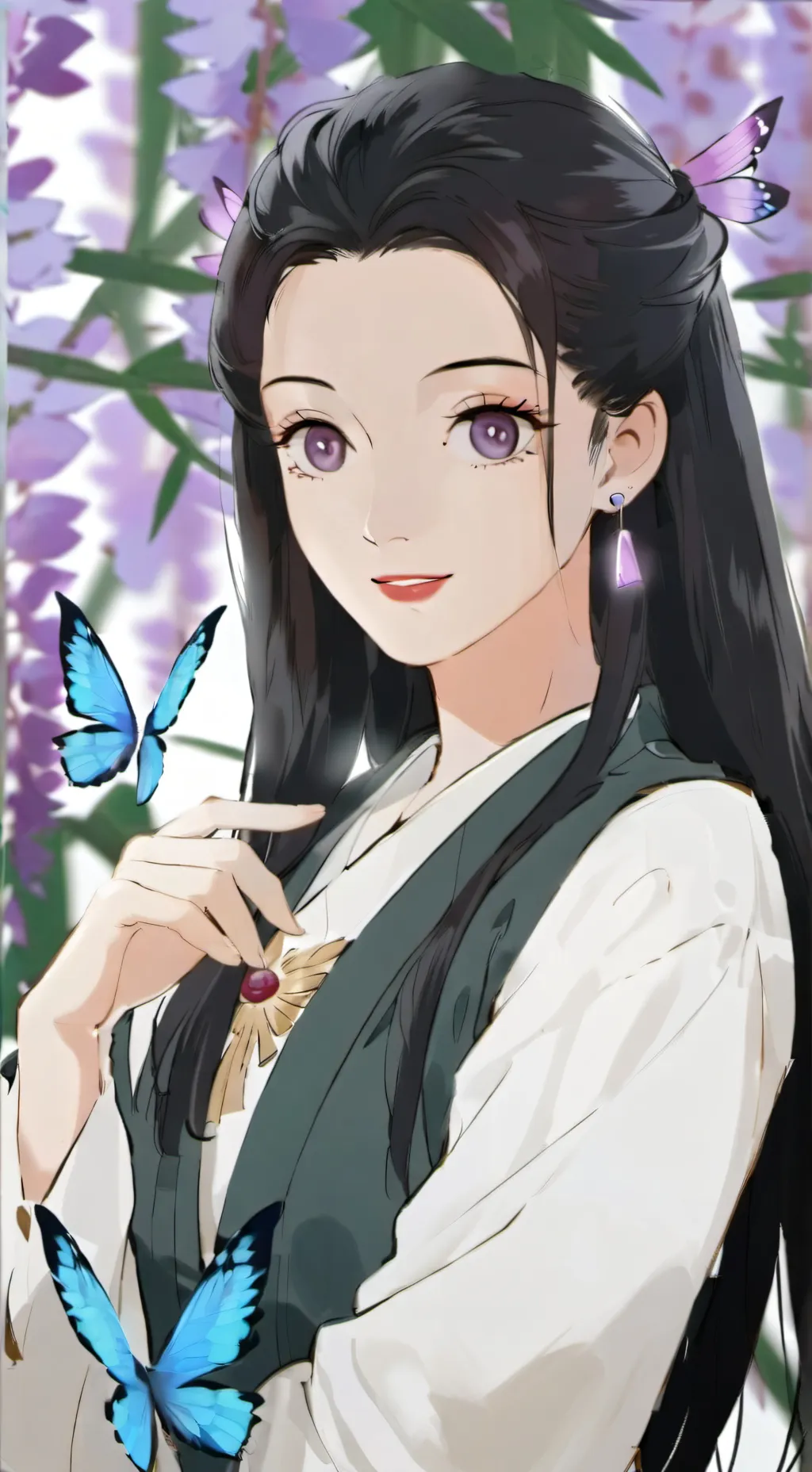 ai character: shinobu kocho background