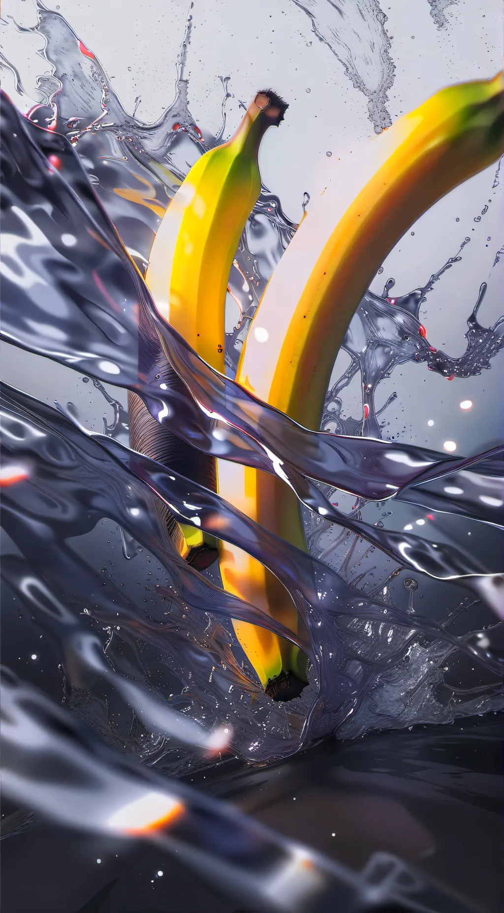 ai character: Plátano 🍌 background