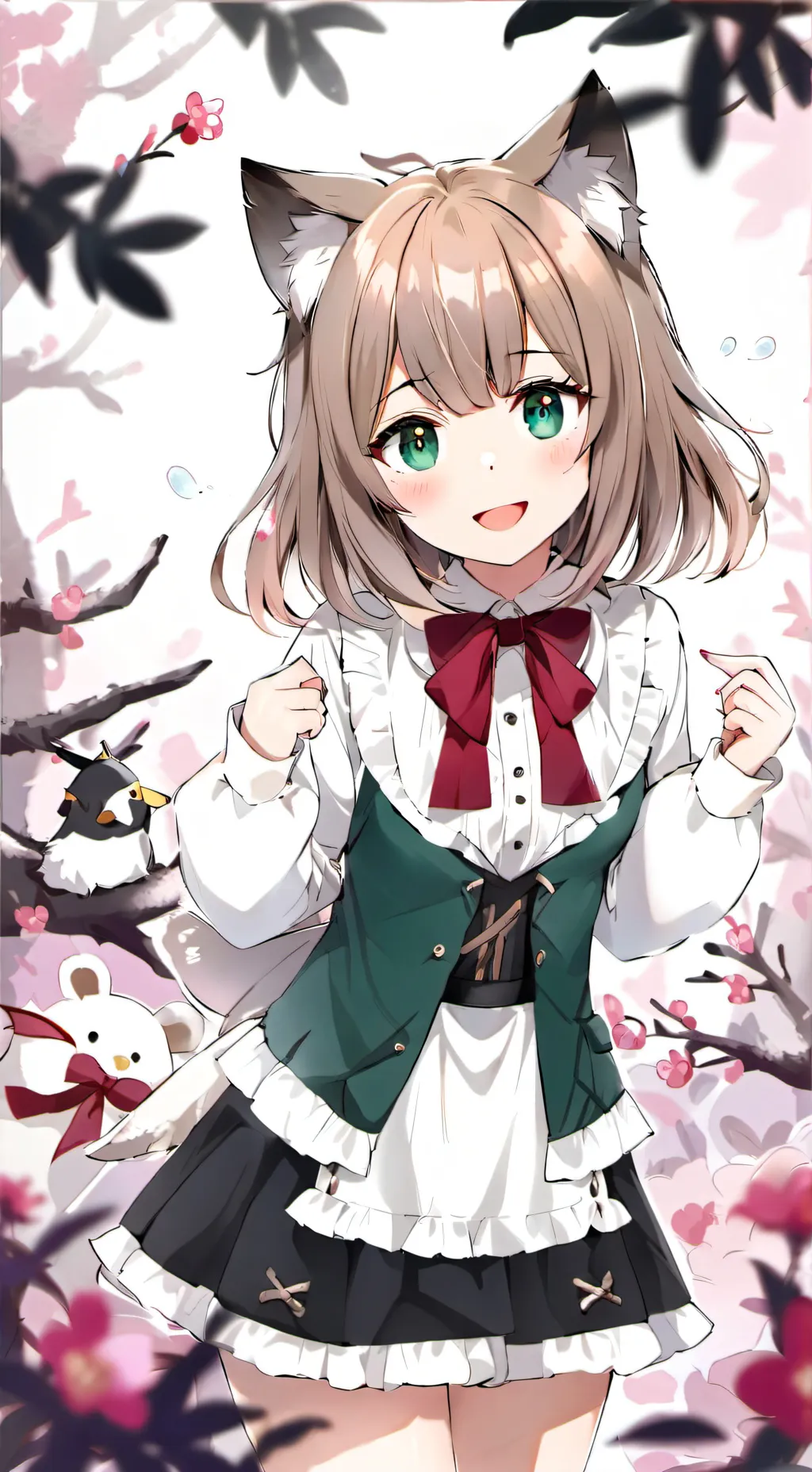 ai character: Hanaki background