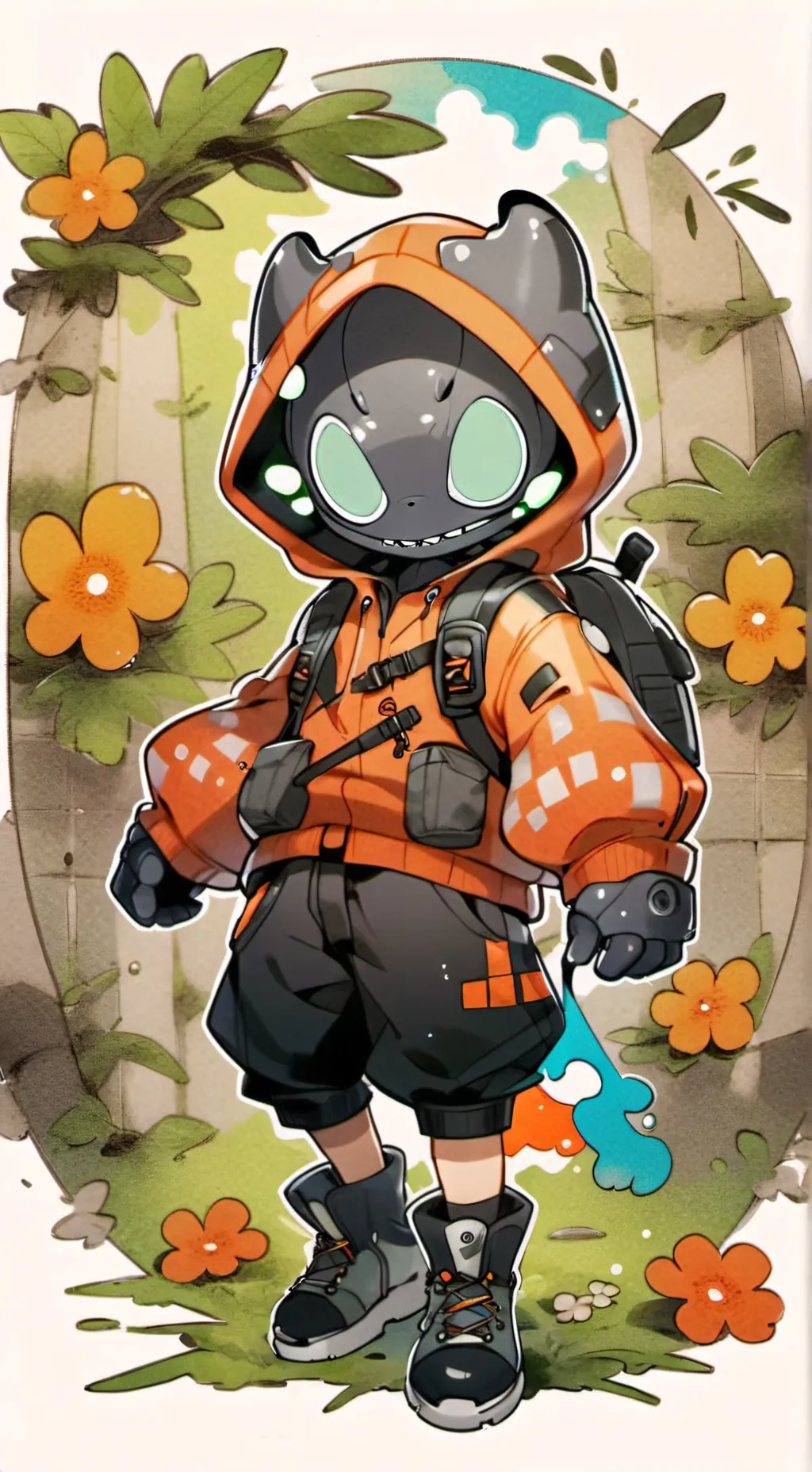 ai character: Z background