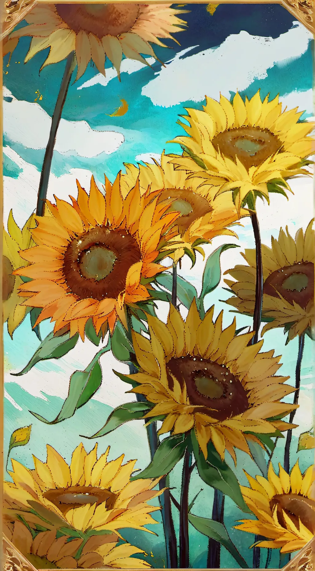 ai character: Emojicat  world background