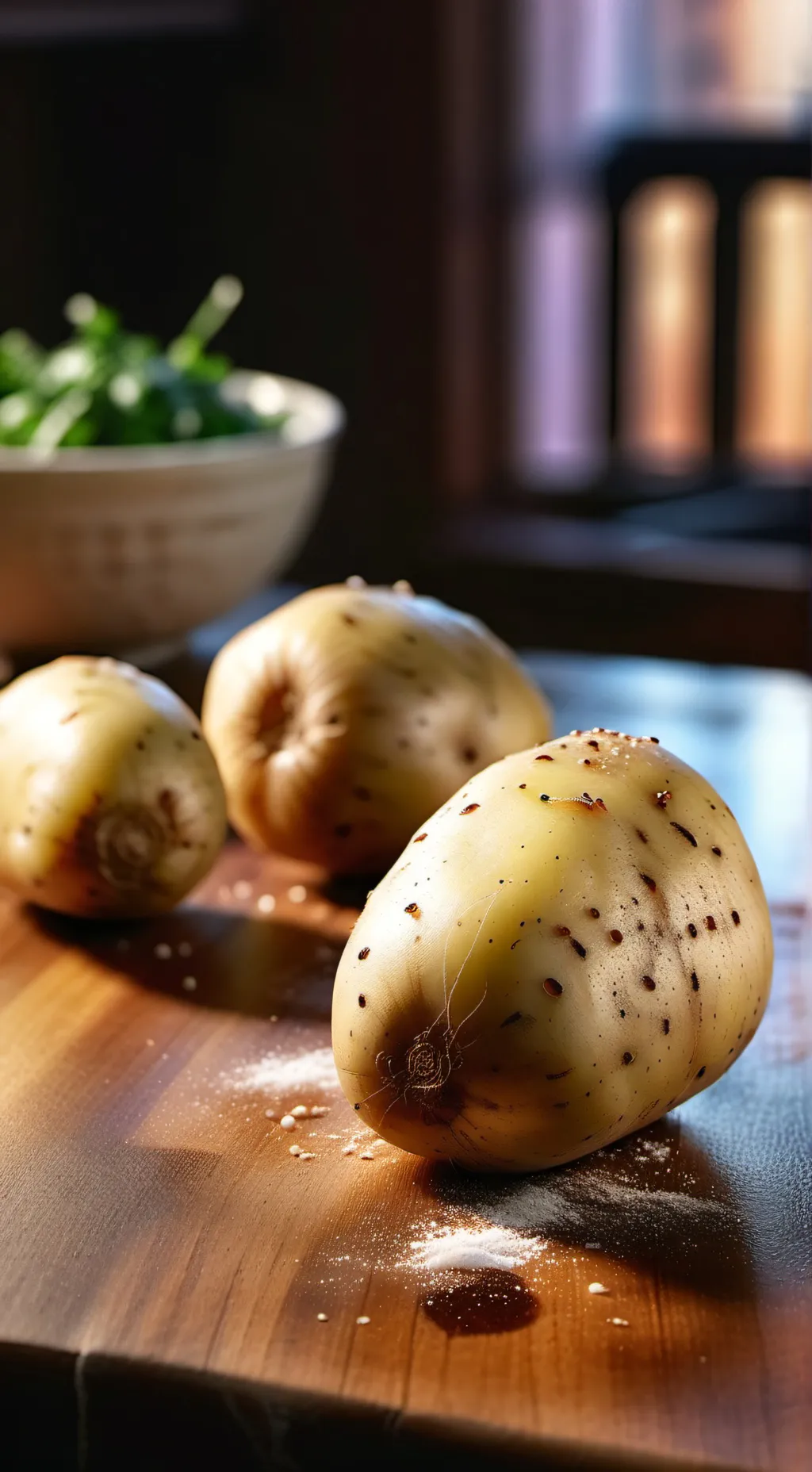 ai character: Una papa background