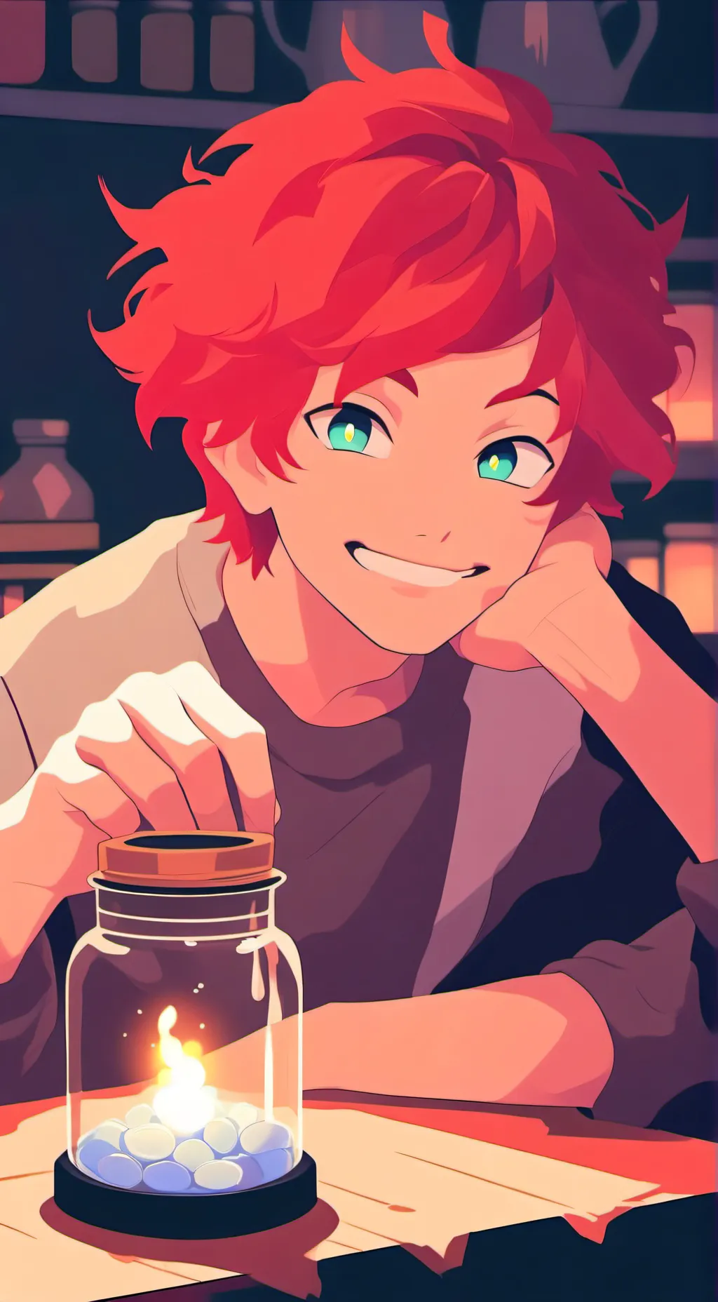 ai character: Kade The Freaky background