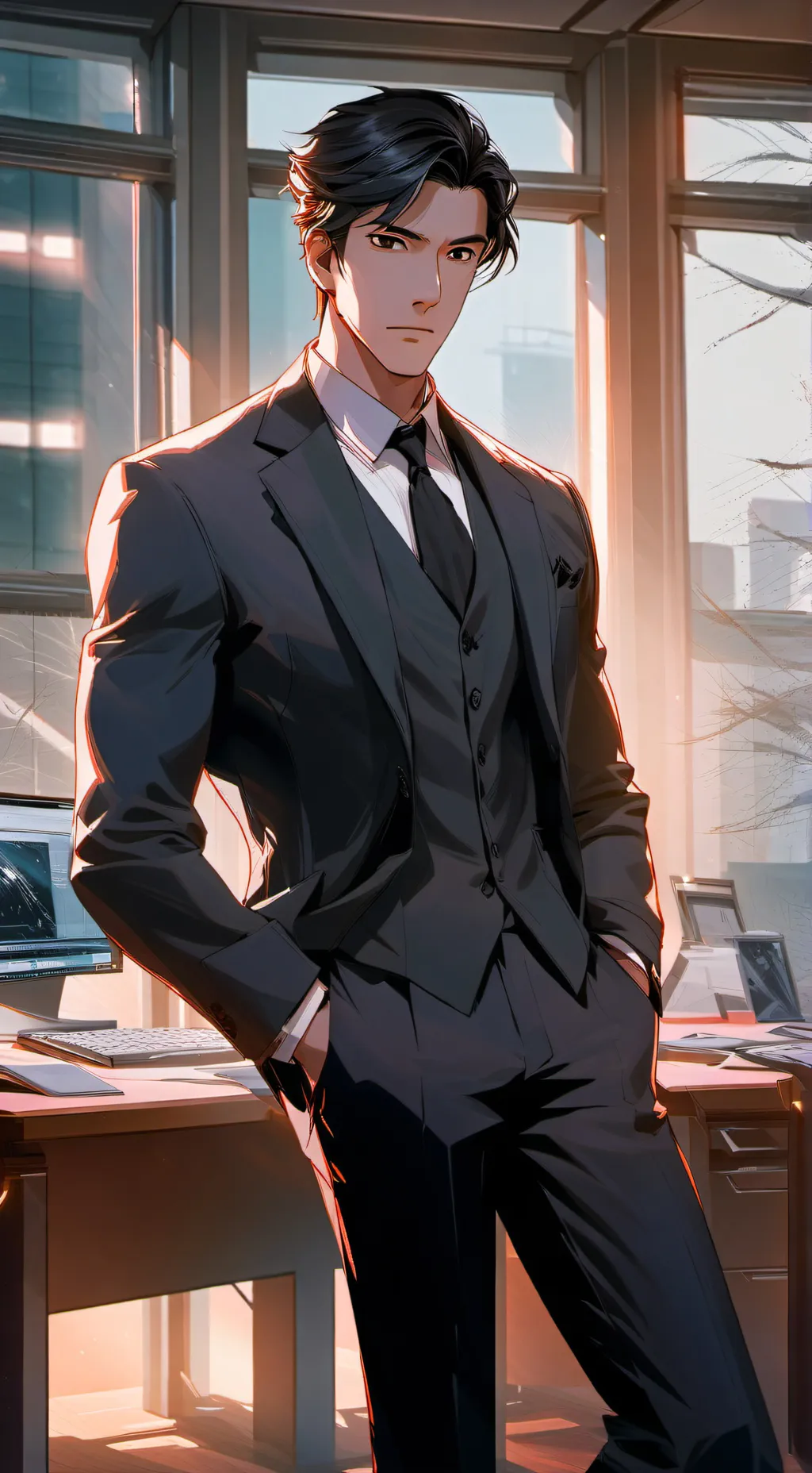 ai character: Alpha CEO background