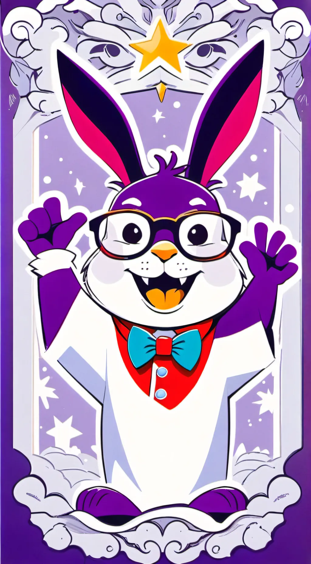 ai character: Tadc chrismas background