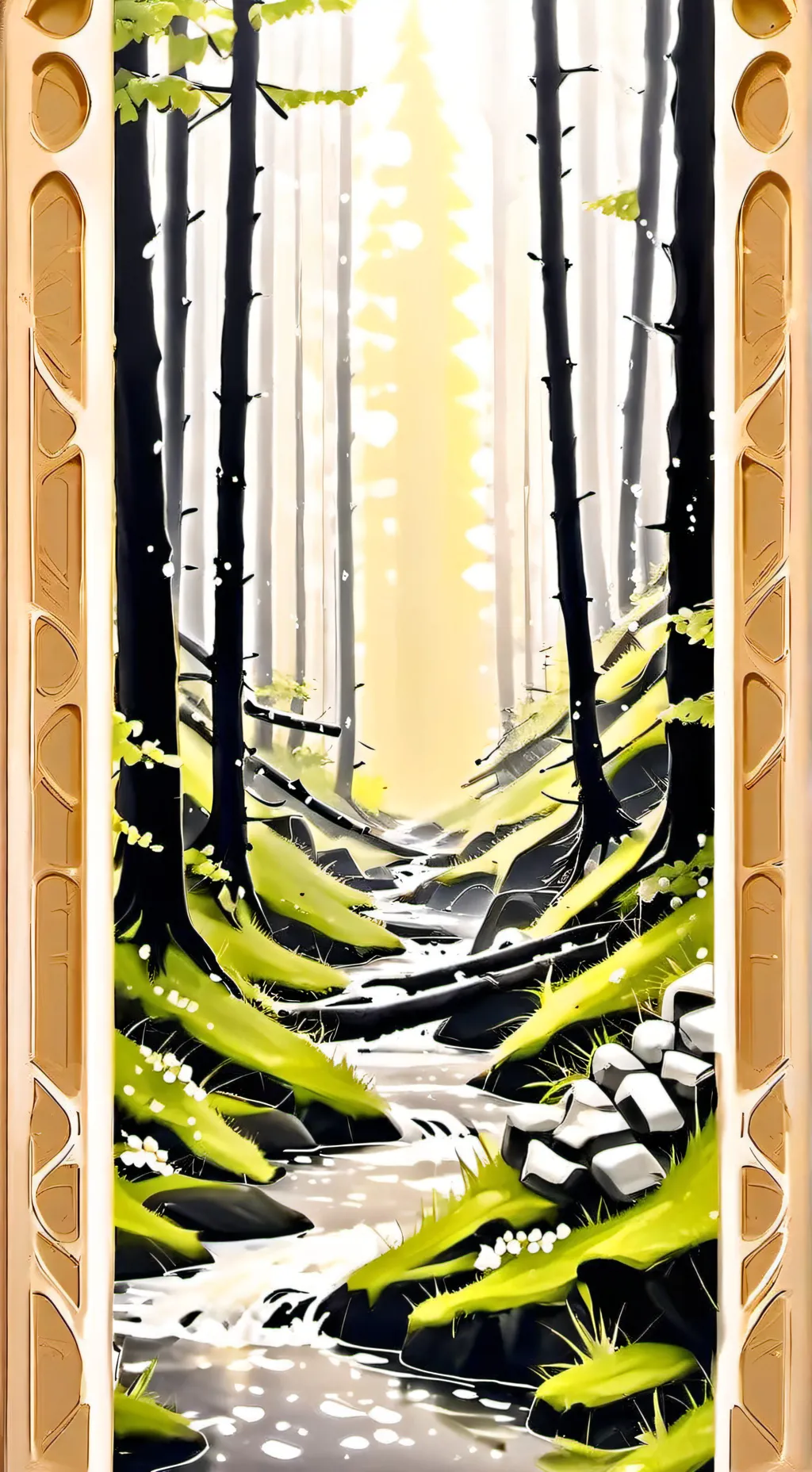 ai character: •°MOUTHWASHING°• background