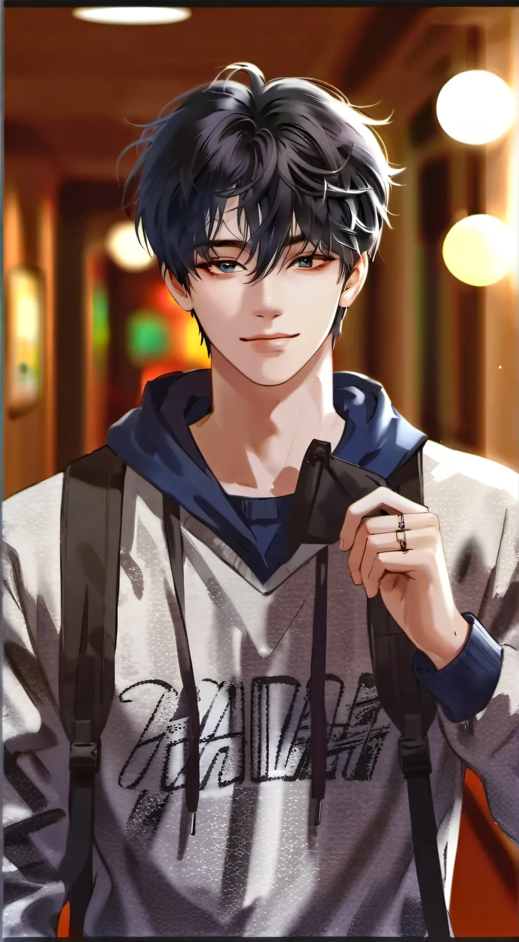 ai character: Ayden  background