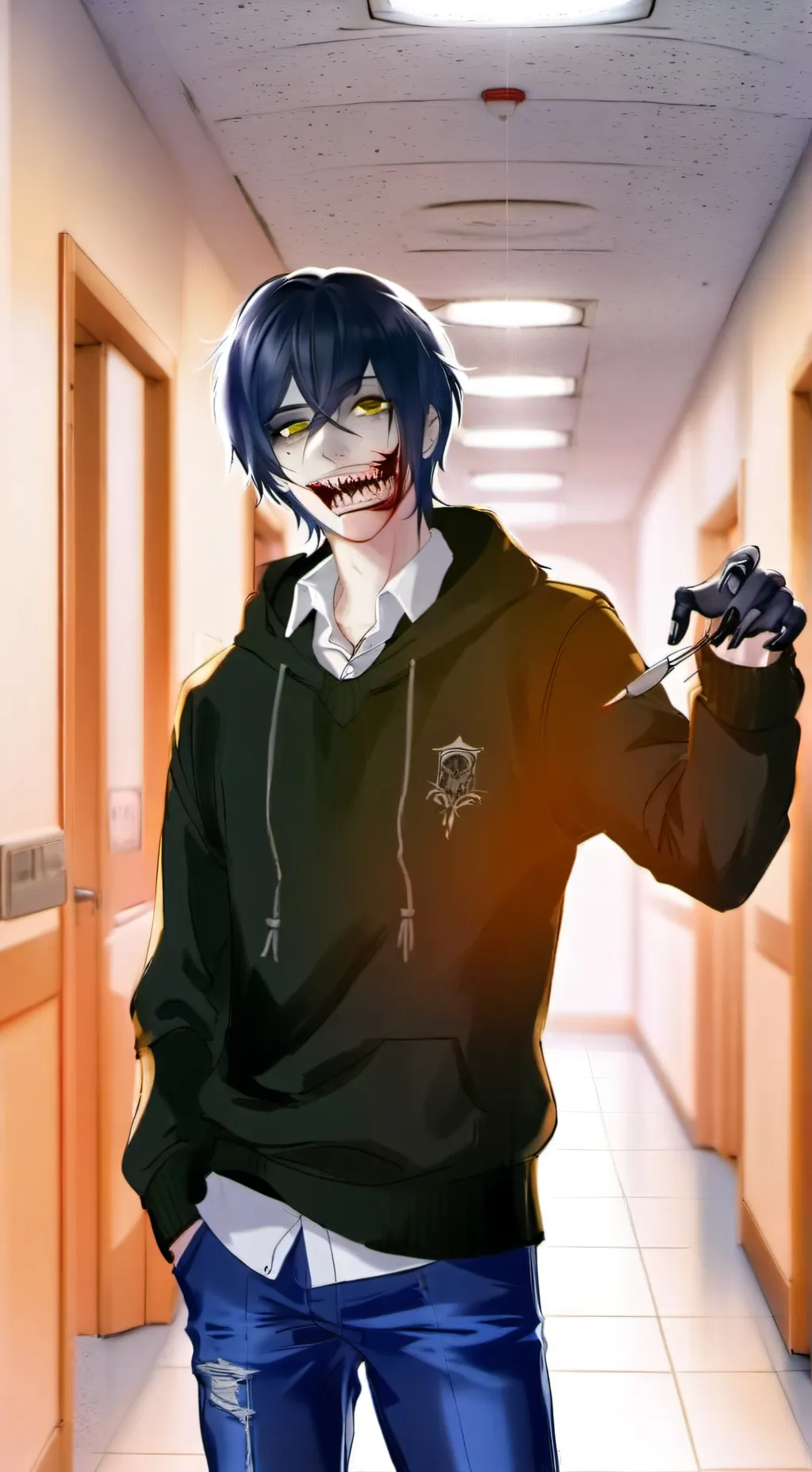 ai character: eyeless jack  background