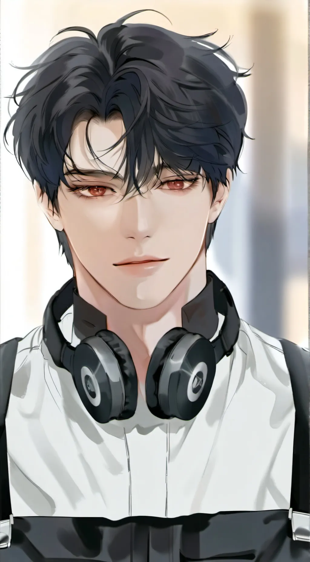 ai character: leon  background