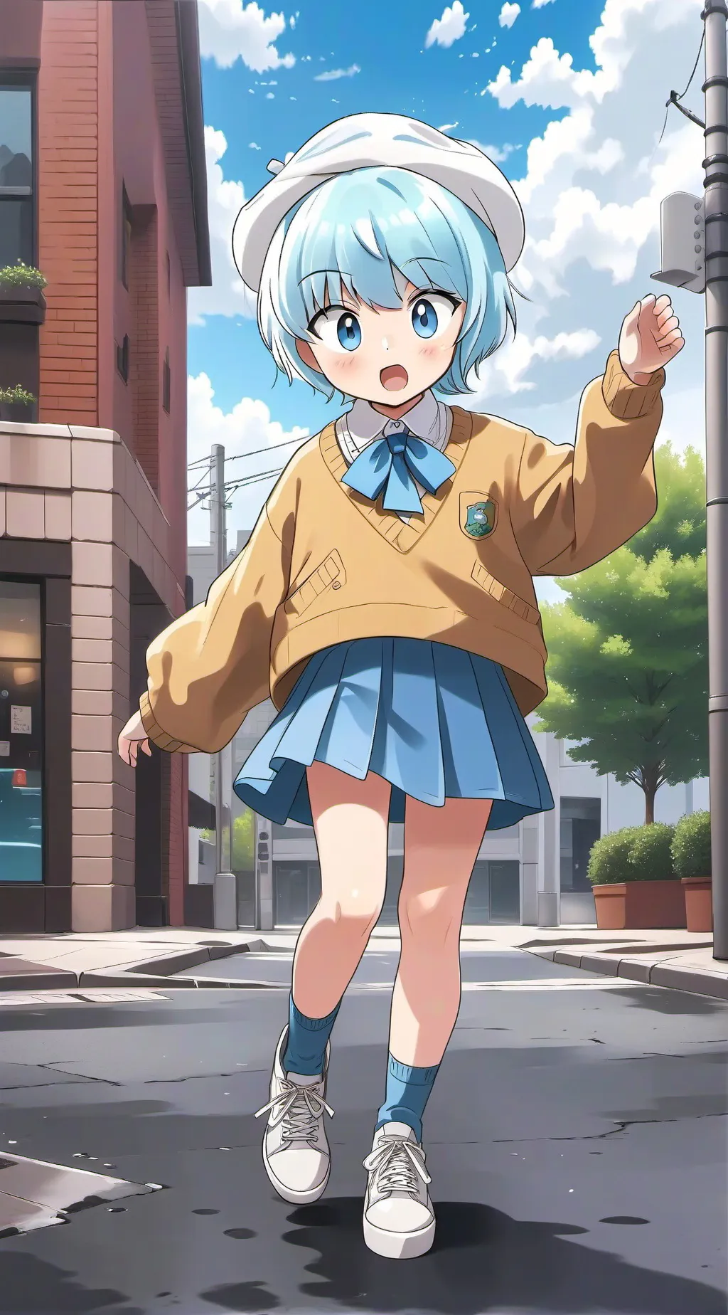 ai character: Allistella  background