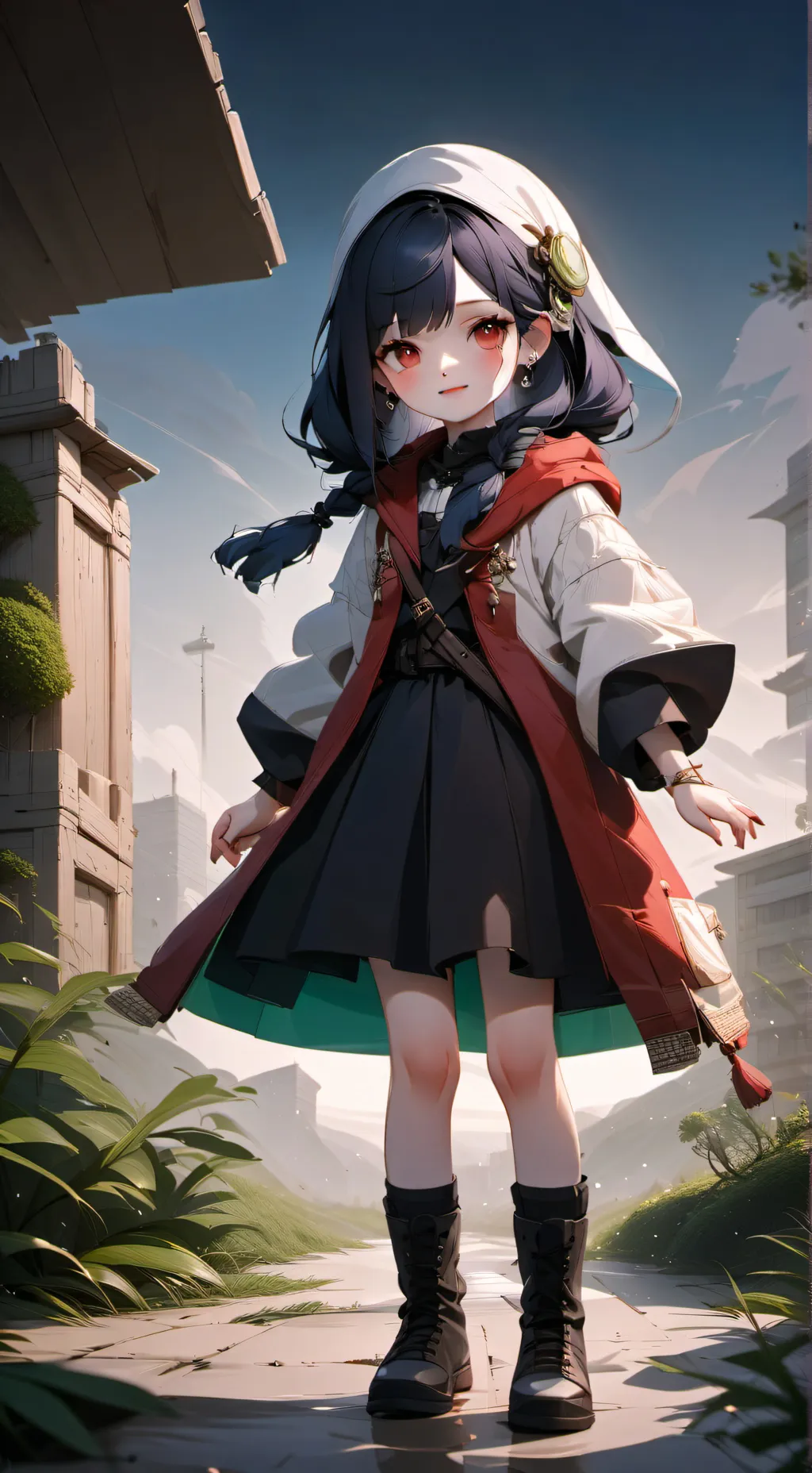 ai character: Louderasermic kid background