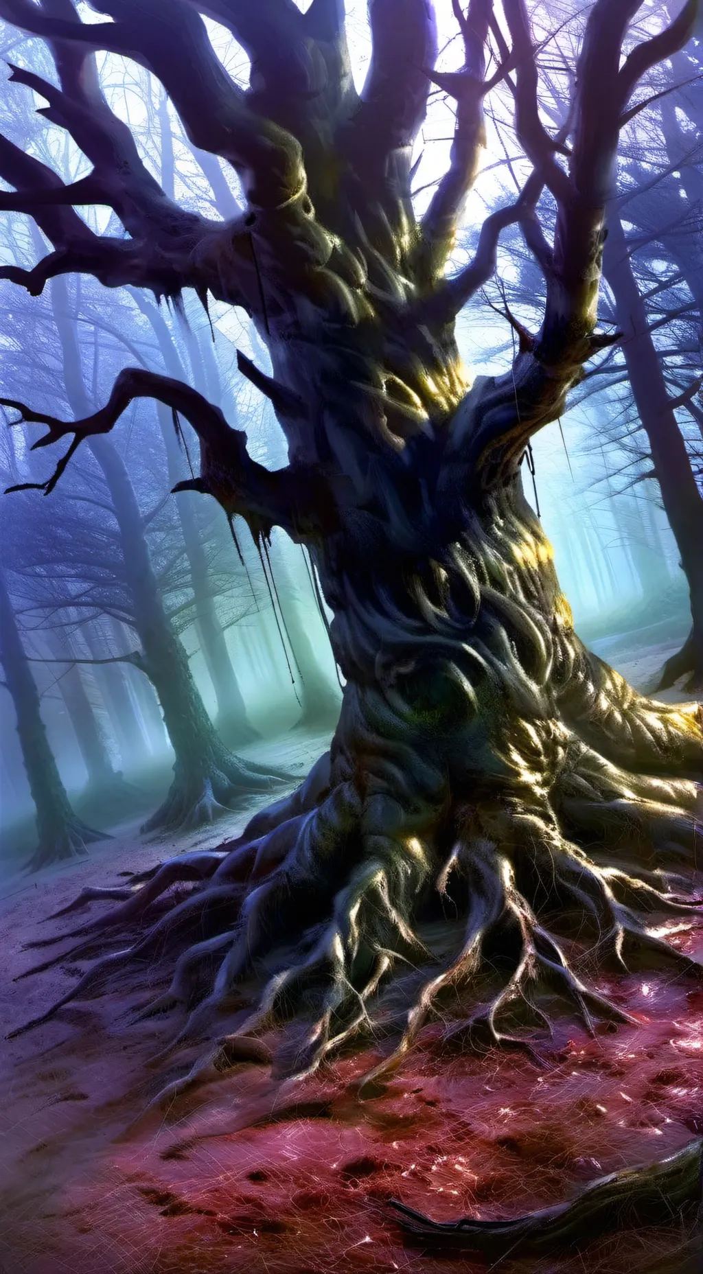 ai character: Creepy Hollows background