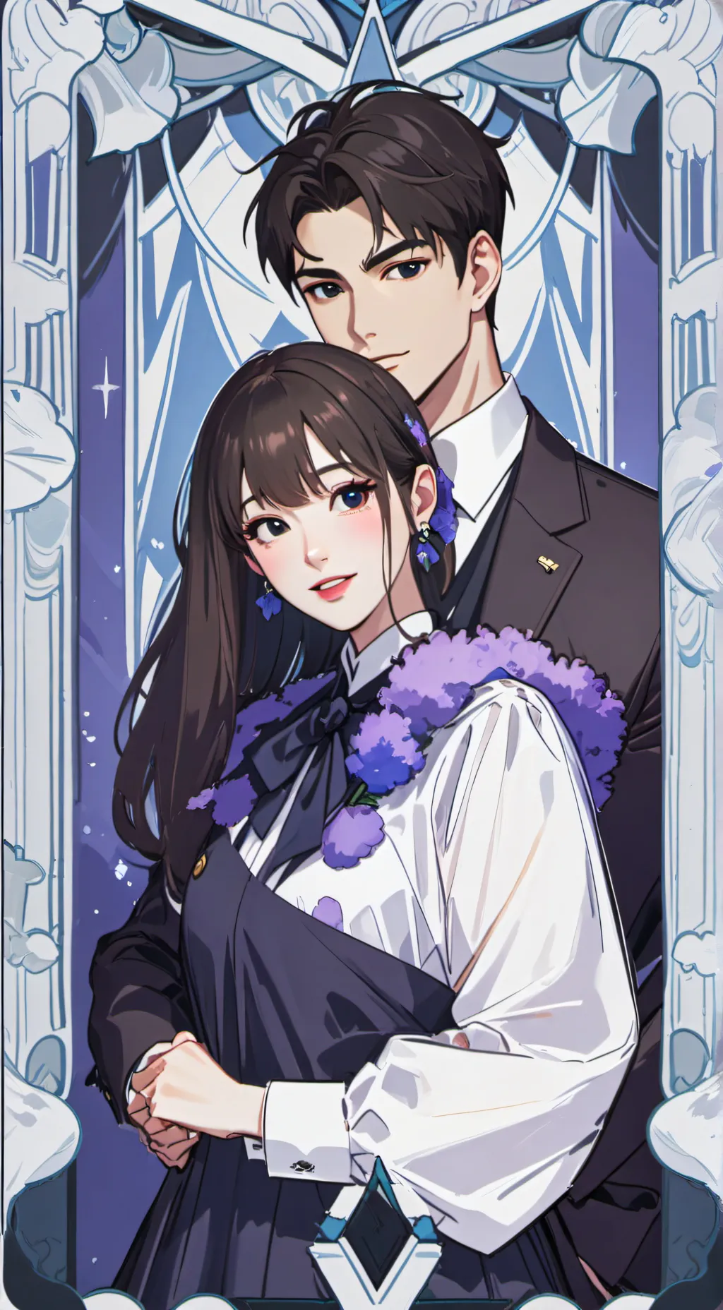 ai character: y/n and her ceo bf background