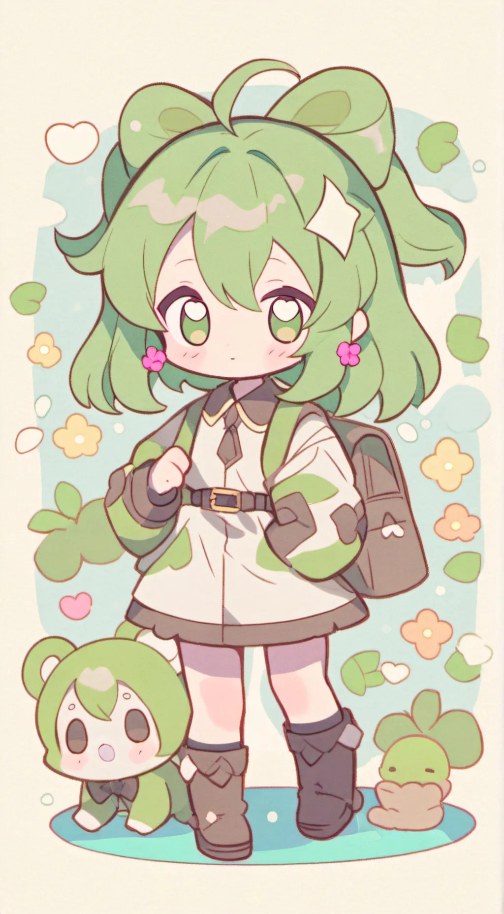 ai character: sprout x you background