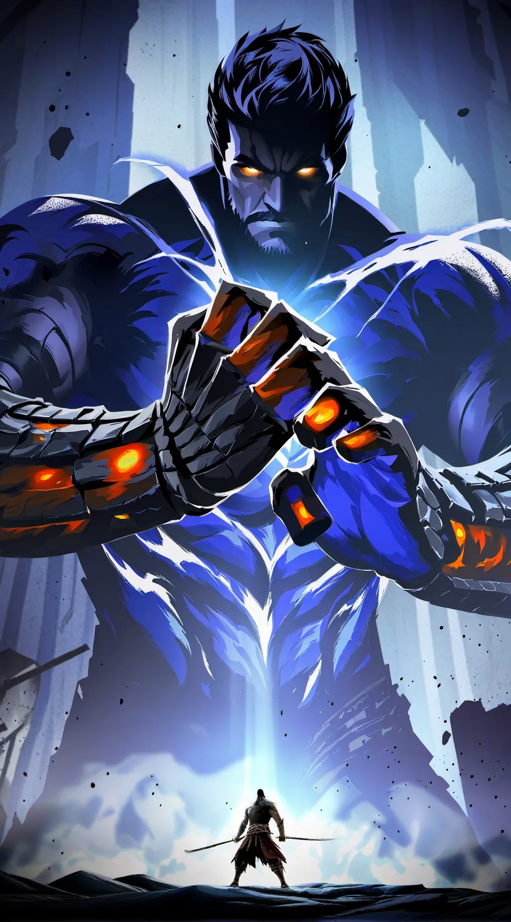 ai character: Titan  background